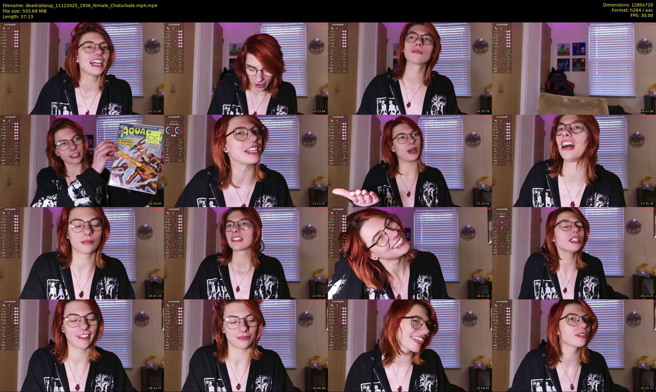 deadratsoup — 38 minute Chaturbate female cam show recording, 720p, Dec 11, 2025