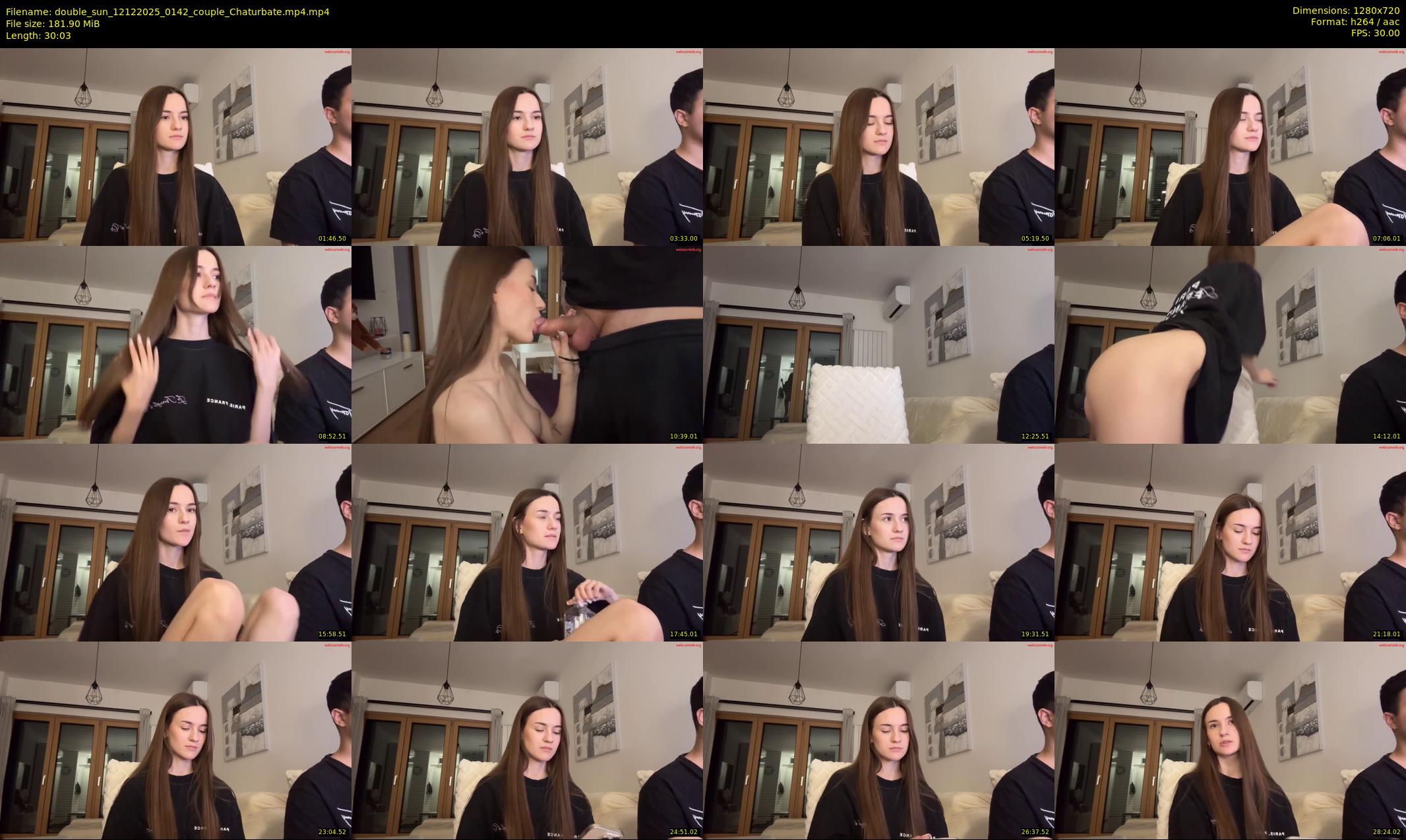 double_sun — 31 minute Chaturbate couple cam show recording, 720p, Dec 12, 2025