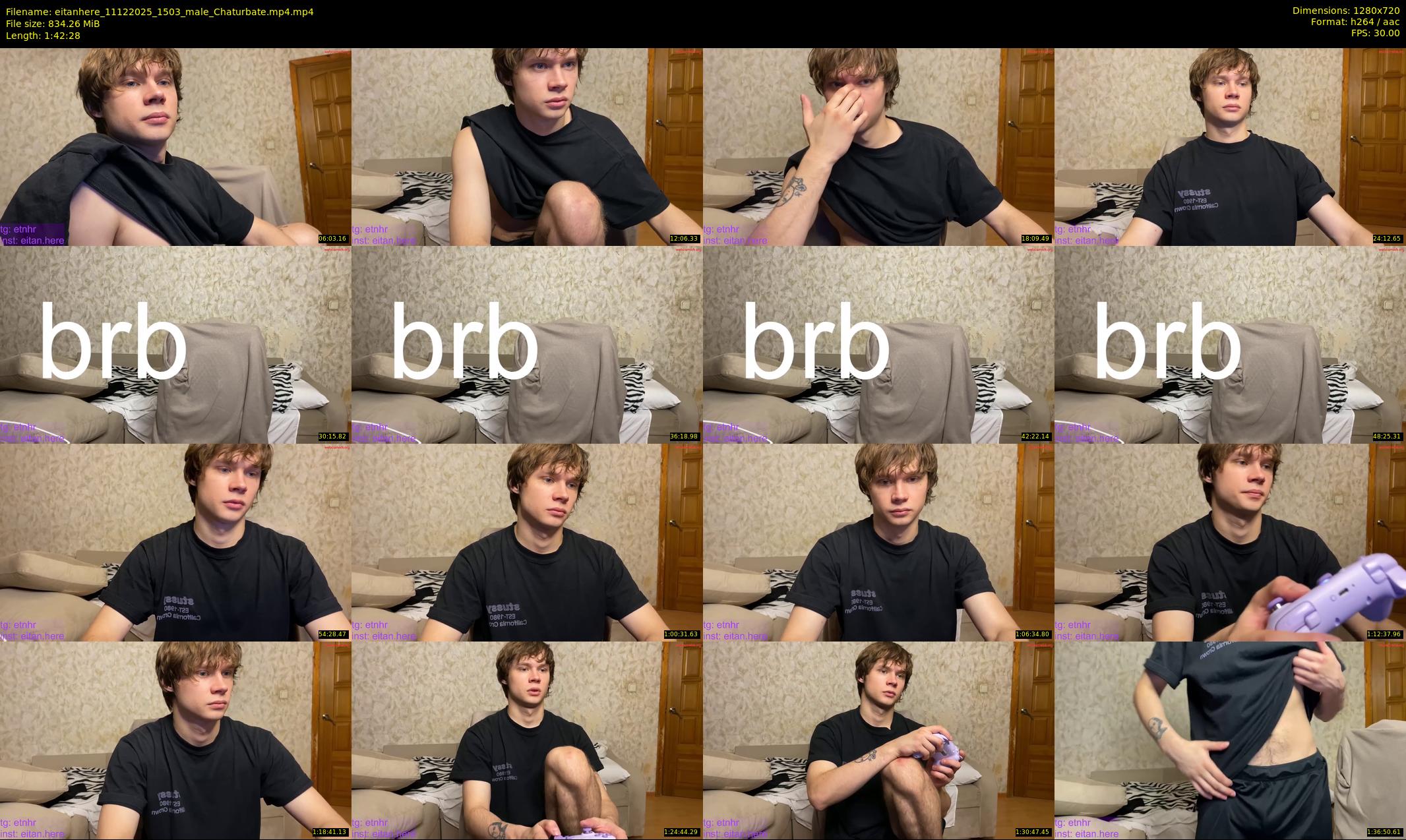 eitanhere — 103 minute Chaturbate male cam show recording, 720p, Dec 11, 2025