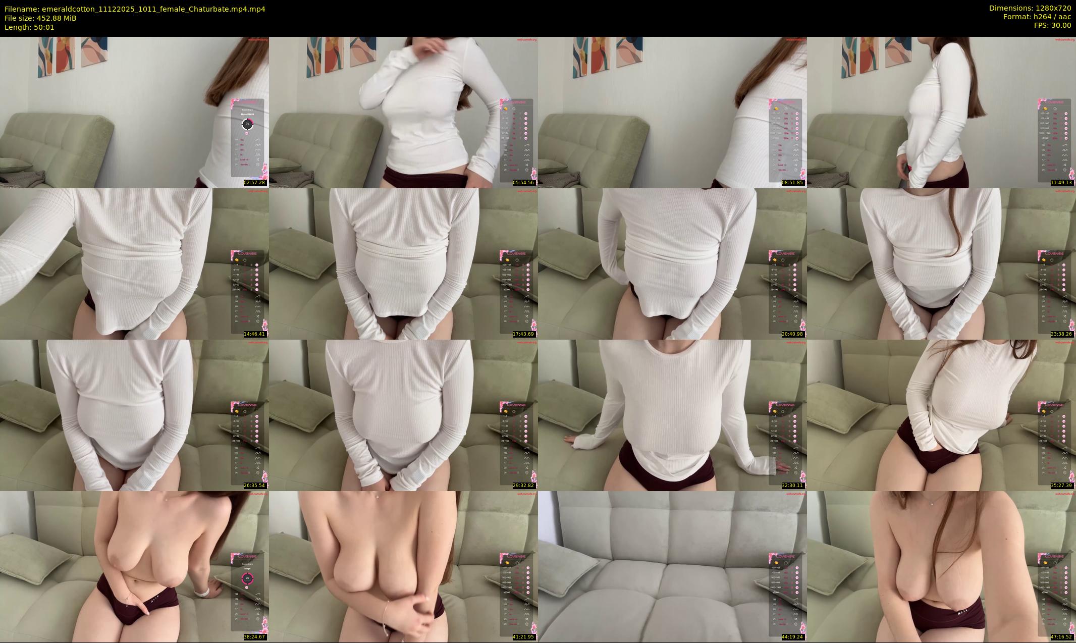 emeraldcotton — 51 minute Chaturbate female cam show recording, 720p, Dec 11, 2025