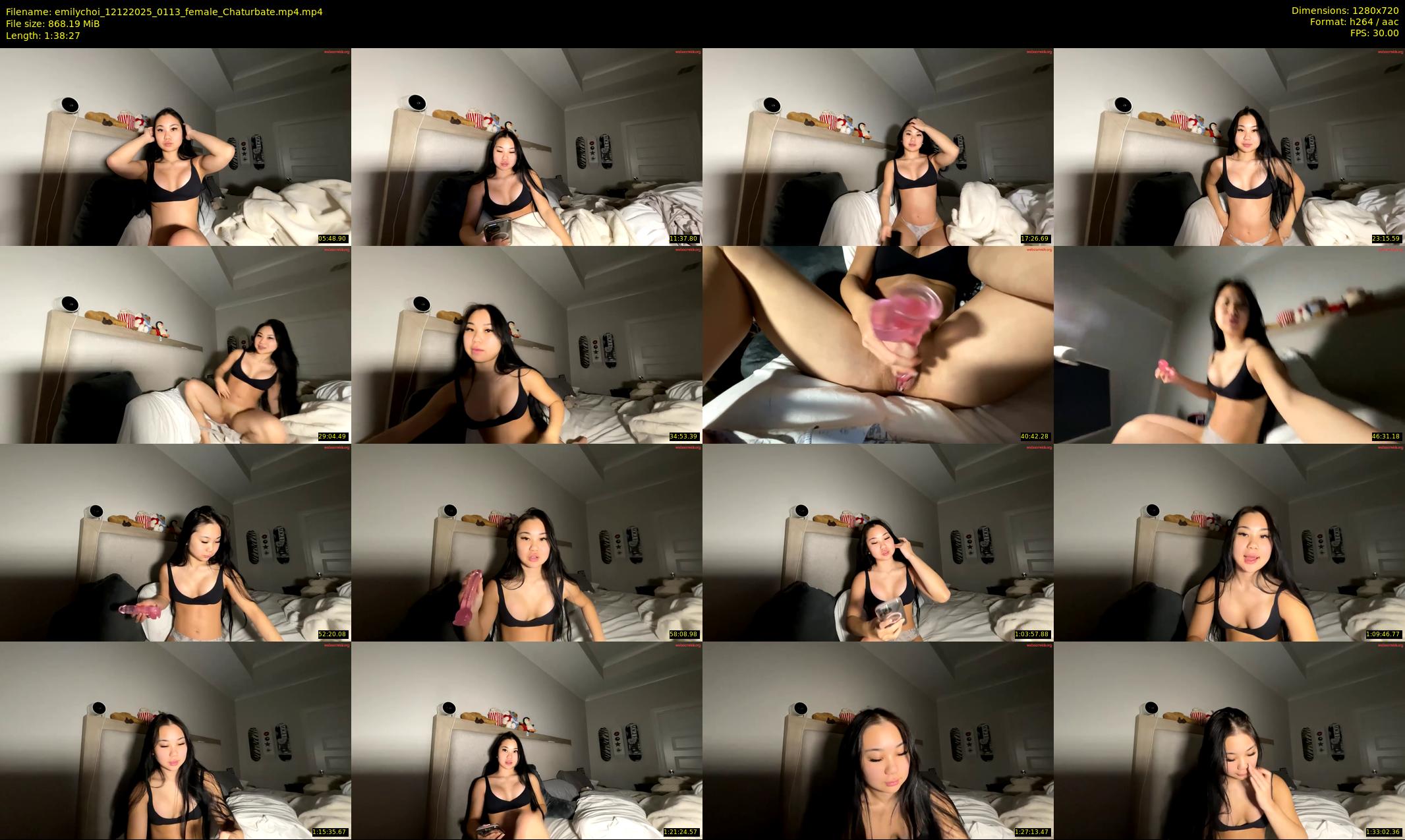 emilychoi — 99 minute Chaturbate female cam show recording, 720p, Dec 12, 2025