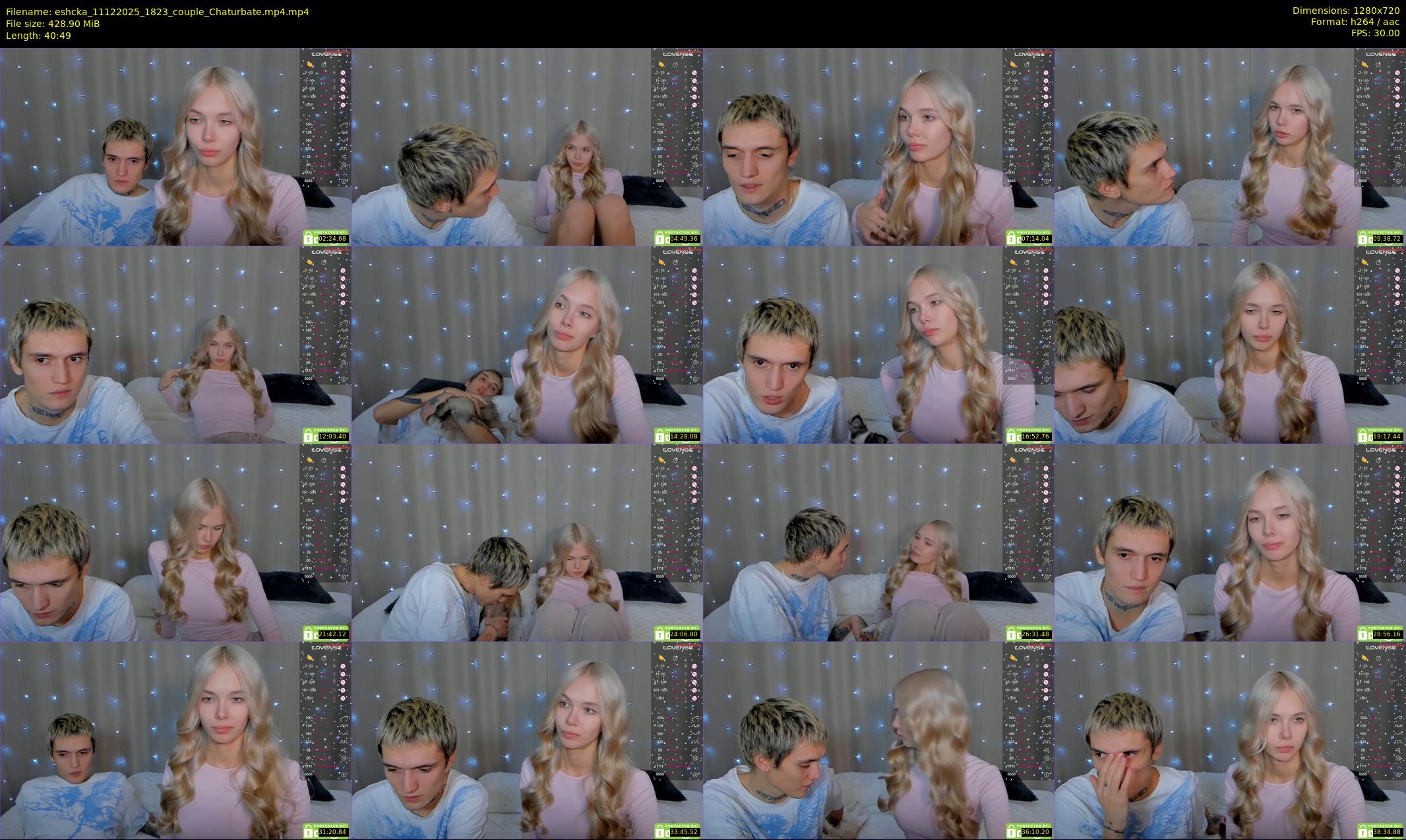 eshcka — 41 minute Chaturbate couple cam show recording, 720p, Dec 11, 2025