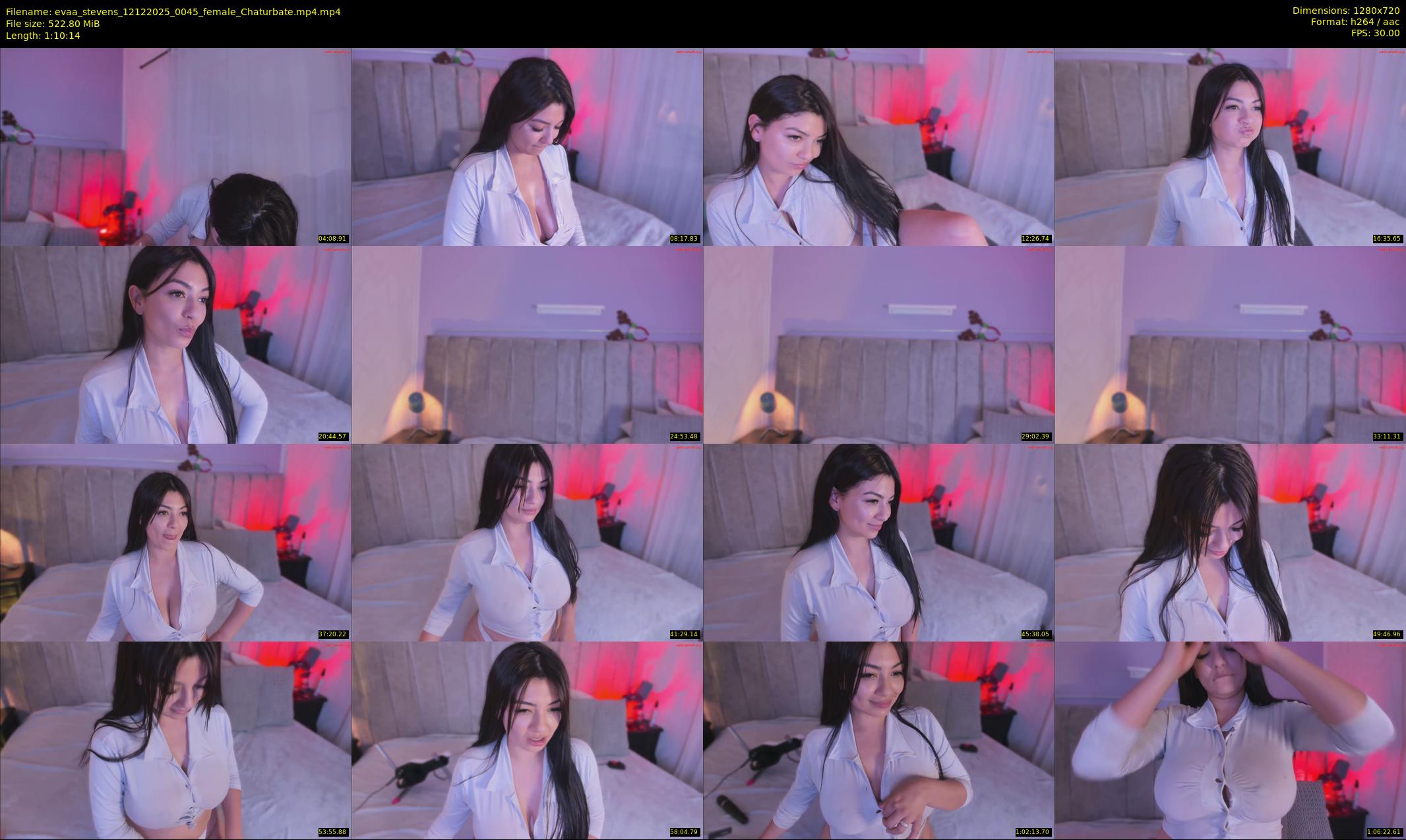 evaa_stevens — 71 minute Chaturbate female cam show recording, 720p, Dec 12, 2025