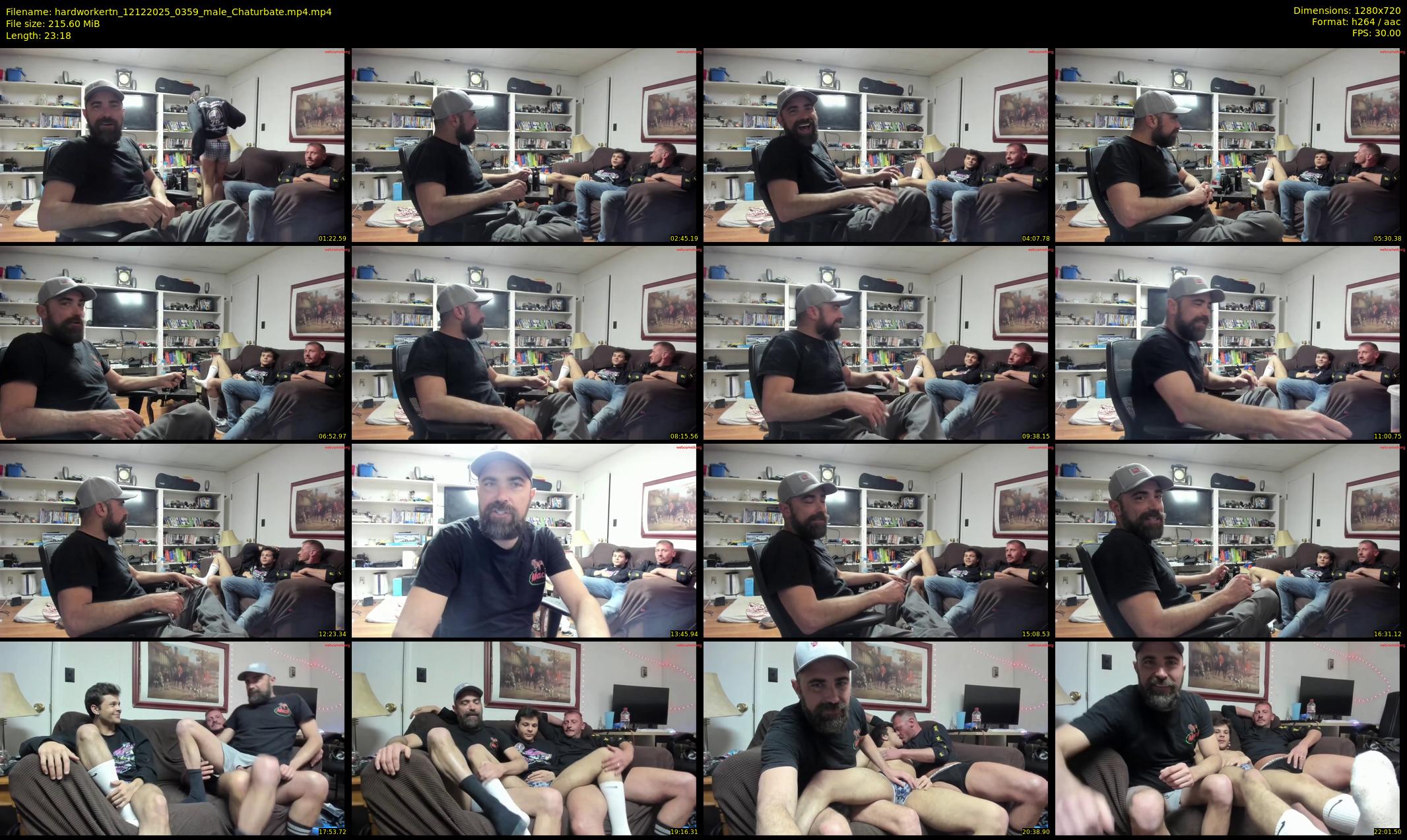 hardworkertn — 24 minute Chaturbate male cam show recording, 720p, Dec 12, 2025