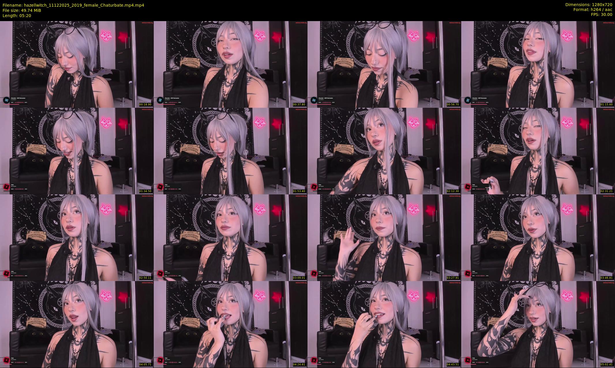 hazellwitch — 6 minute Chaturbate female cam show recording, 720p, Dec 11, 2025
