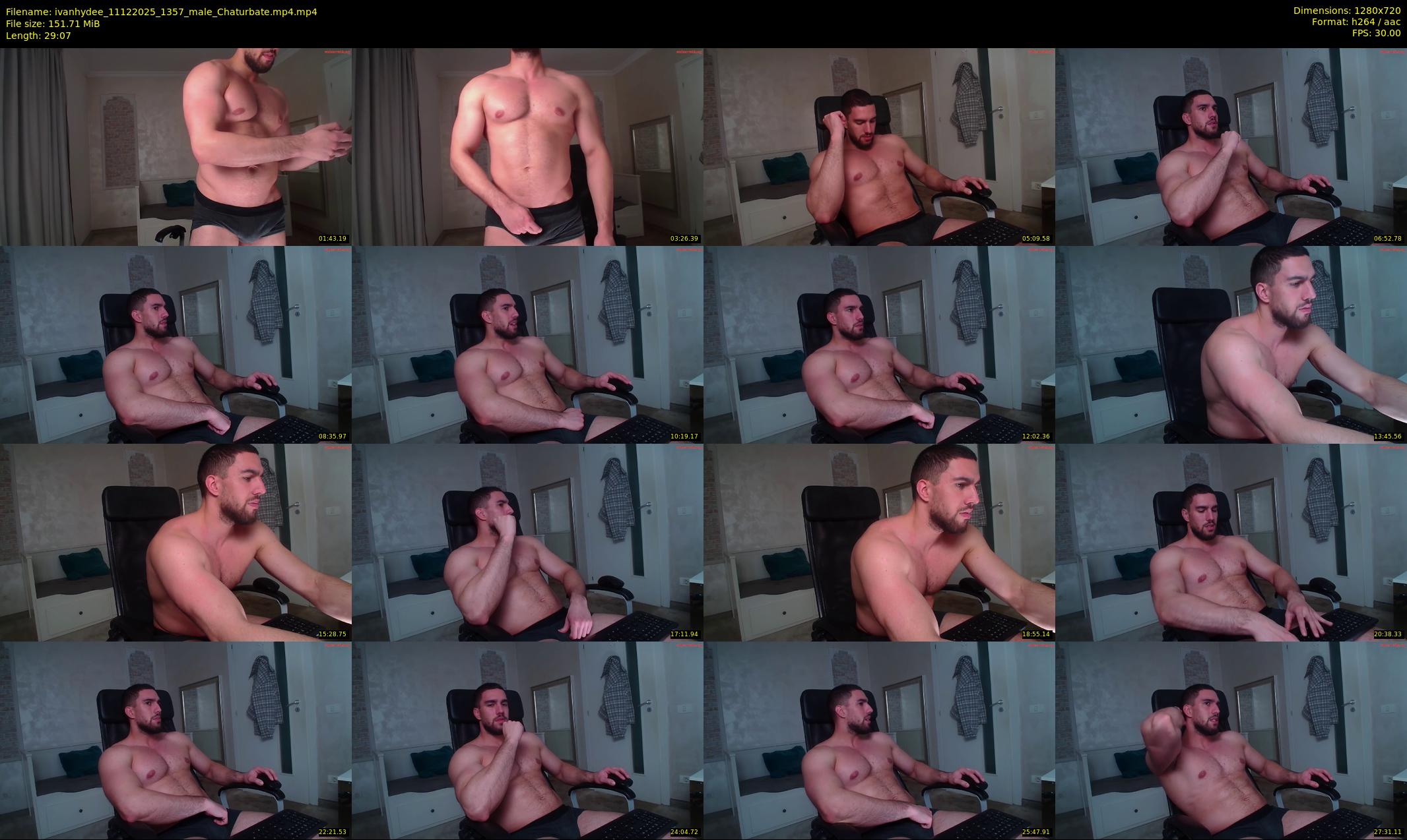 ivanhydee — 30 minute Chaturbate male cam show recording, 720p, Dec 11, 2025