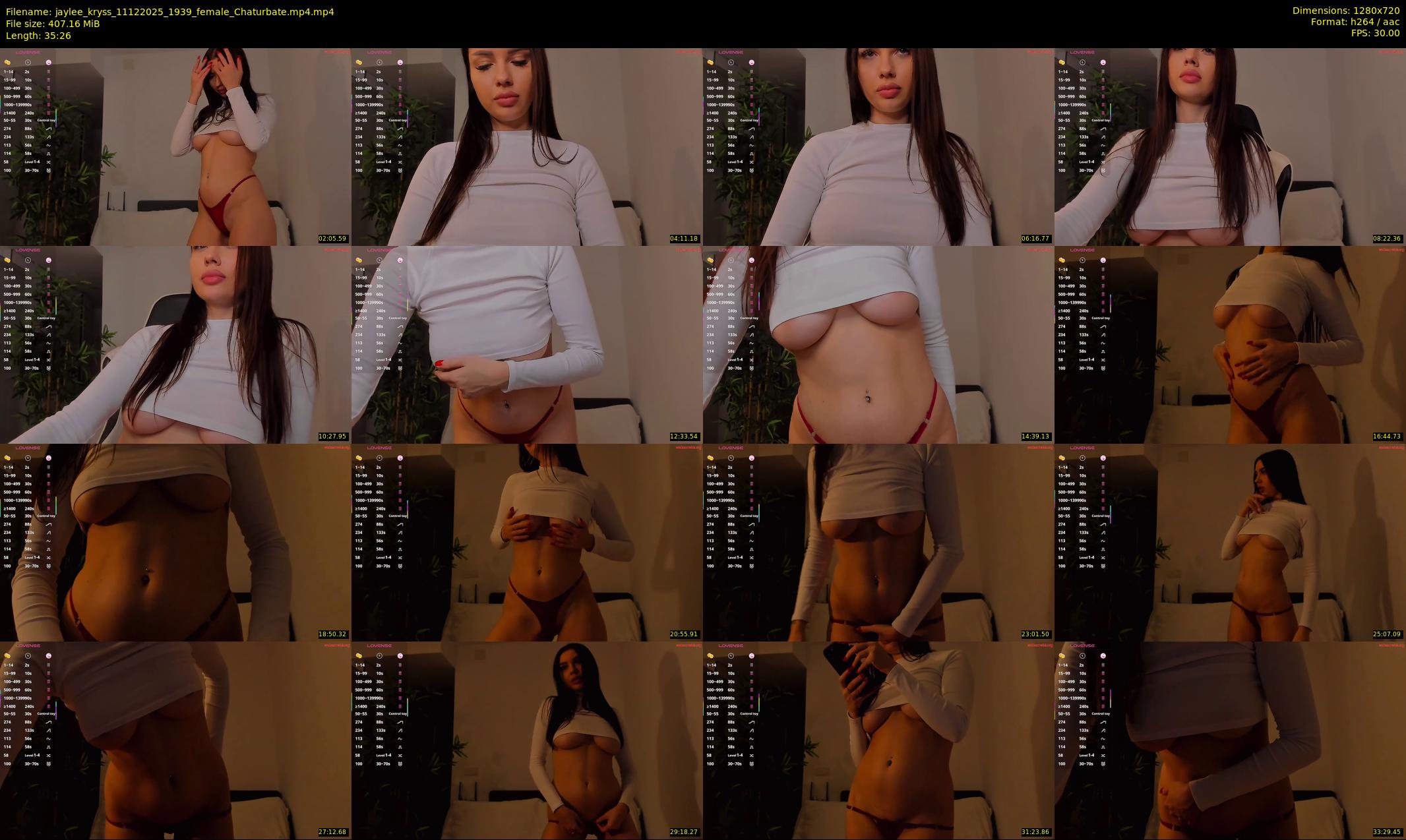 jaylee_kryss — 36 minute Chaturbate female cam show recording, 720p, Dec 11, 2025