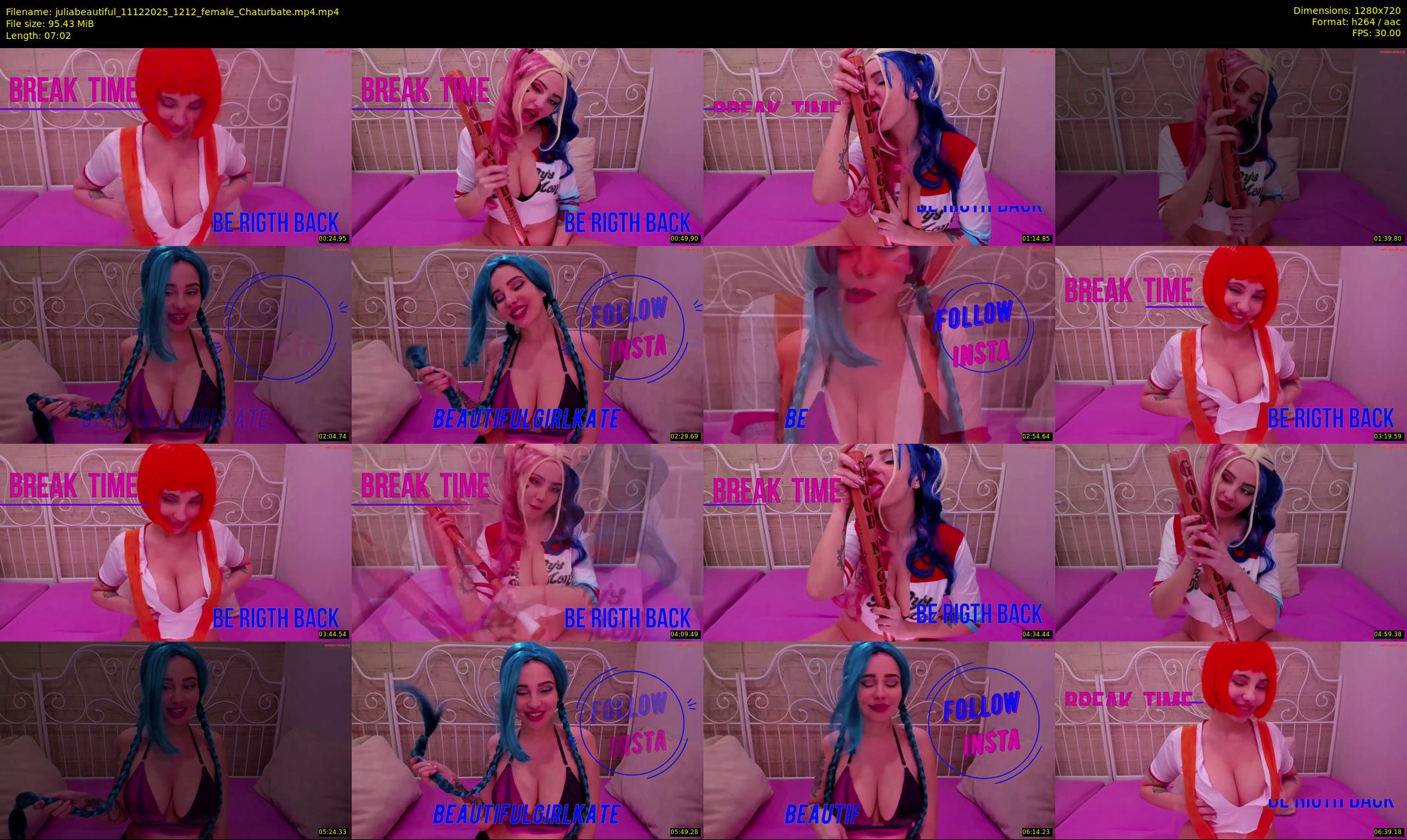 juliabeautiful — 8 minute Chaturbate female cam show recording, 720p, Dec 11, 2025