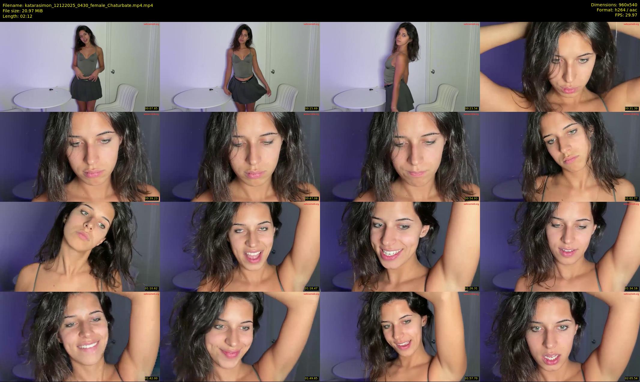 katarasimon — 3 minute Chaturbate female cam show recording, 480p, Dec 12, 2025