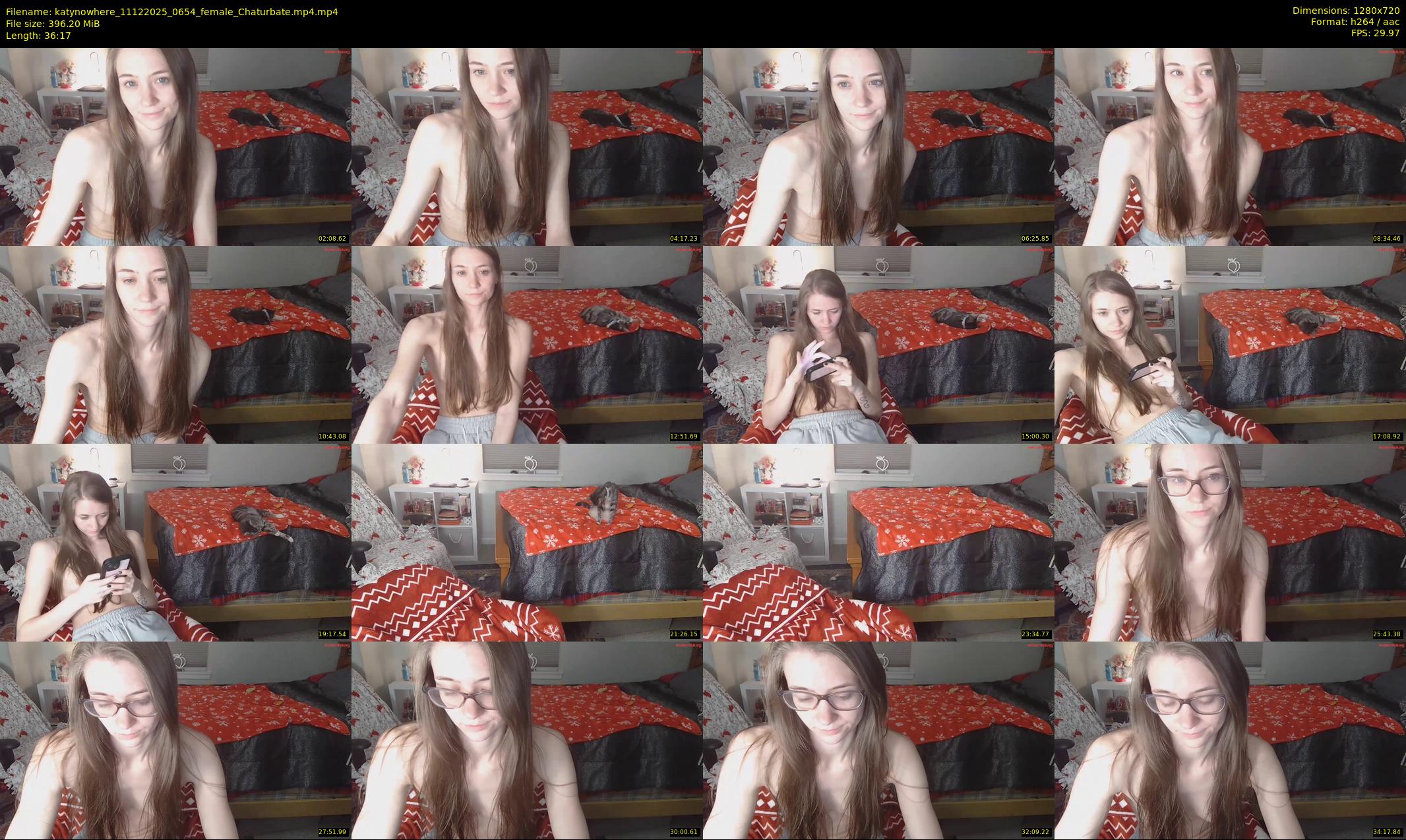 katynowhere — 37 minute Chaturbate female cam show recording, 720p, Dec 11, 2025