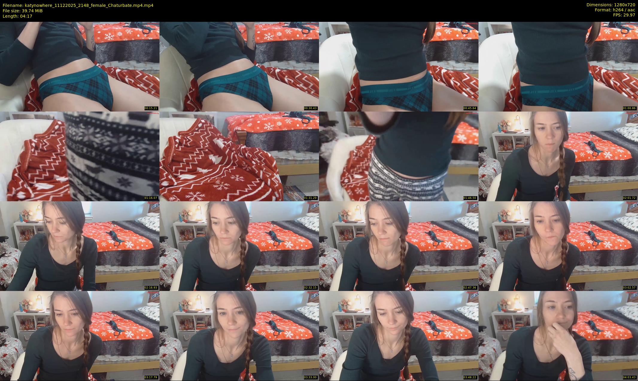 katynowhere — 5 minute Chaturbate female cam show recording, 720p, Dec 11, 2025