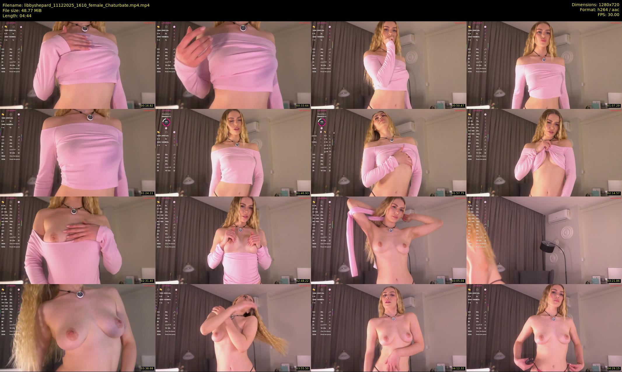 libbyshepard — 5 minute Chaturbate female cam show recording, 720p, Dec 11, 2025