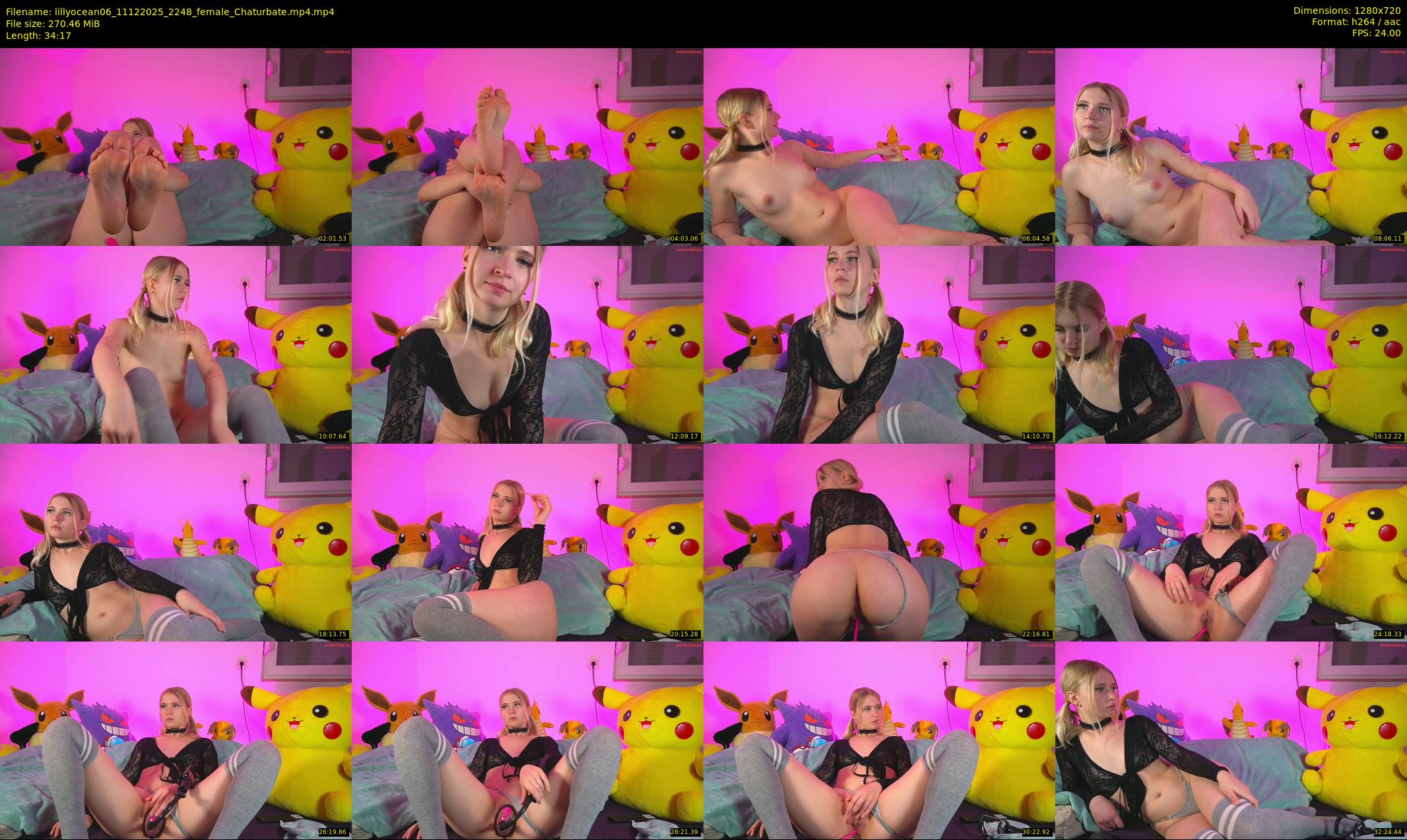 lillyocean06 — 35 minute Chaturbate female cam show recording, 720p, Dec 11, 2025