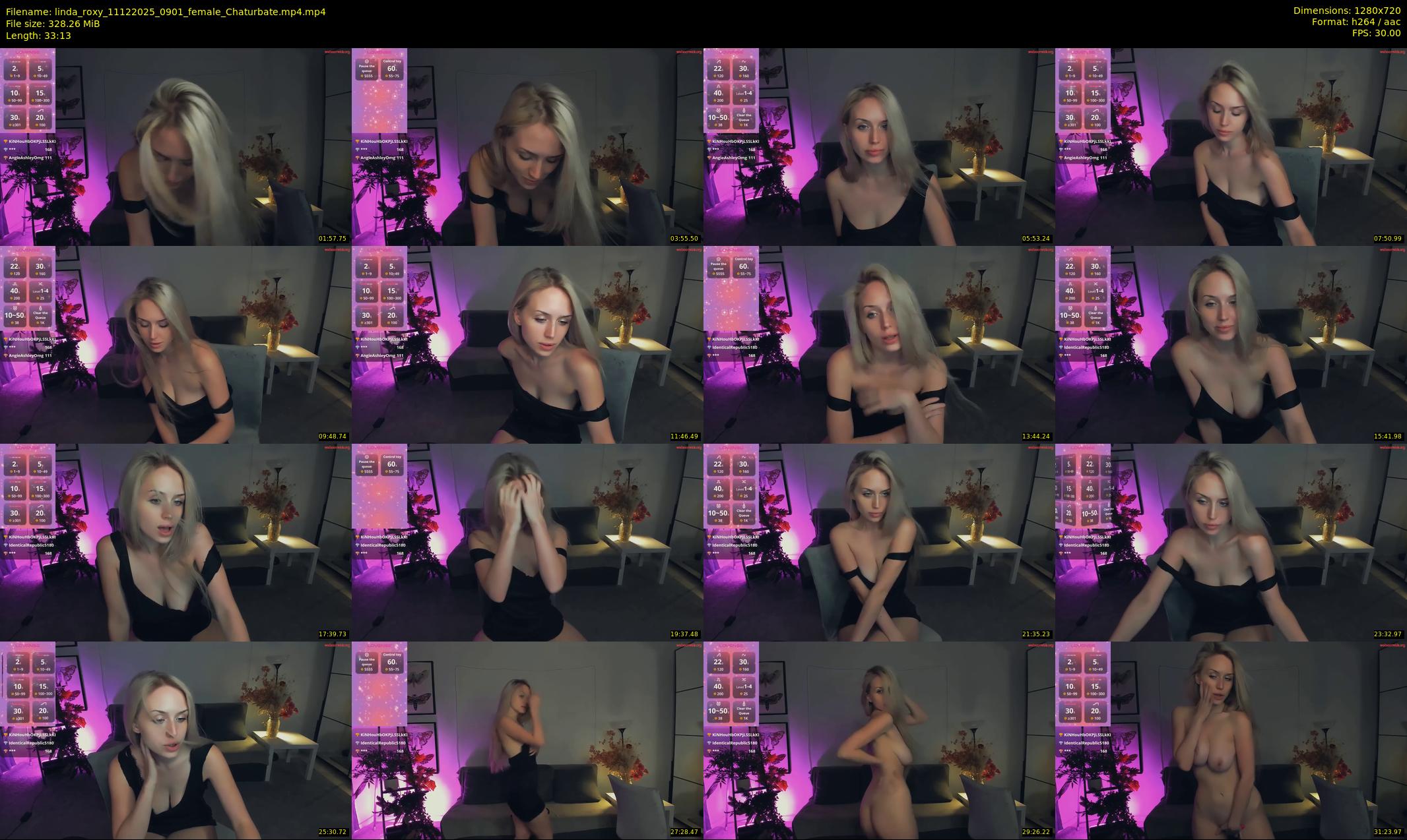linda_roxy — 34 minute Chaturbate female cam show recording, 720p, Dec 11, 2025