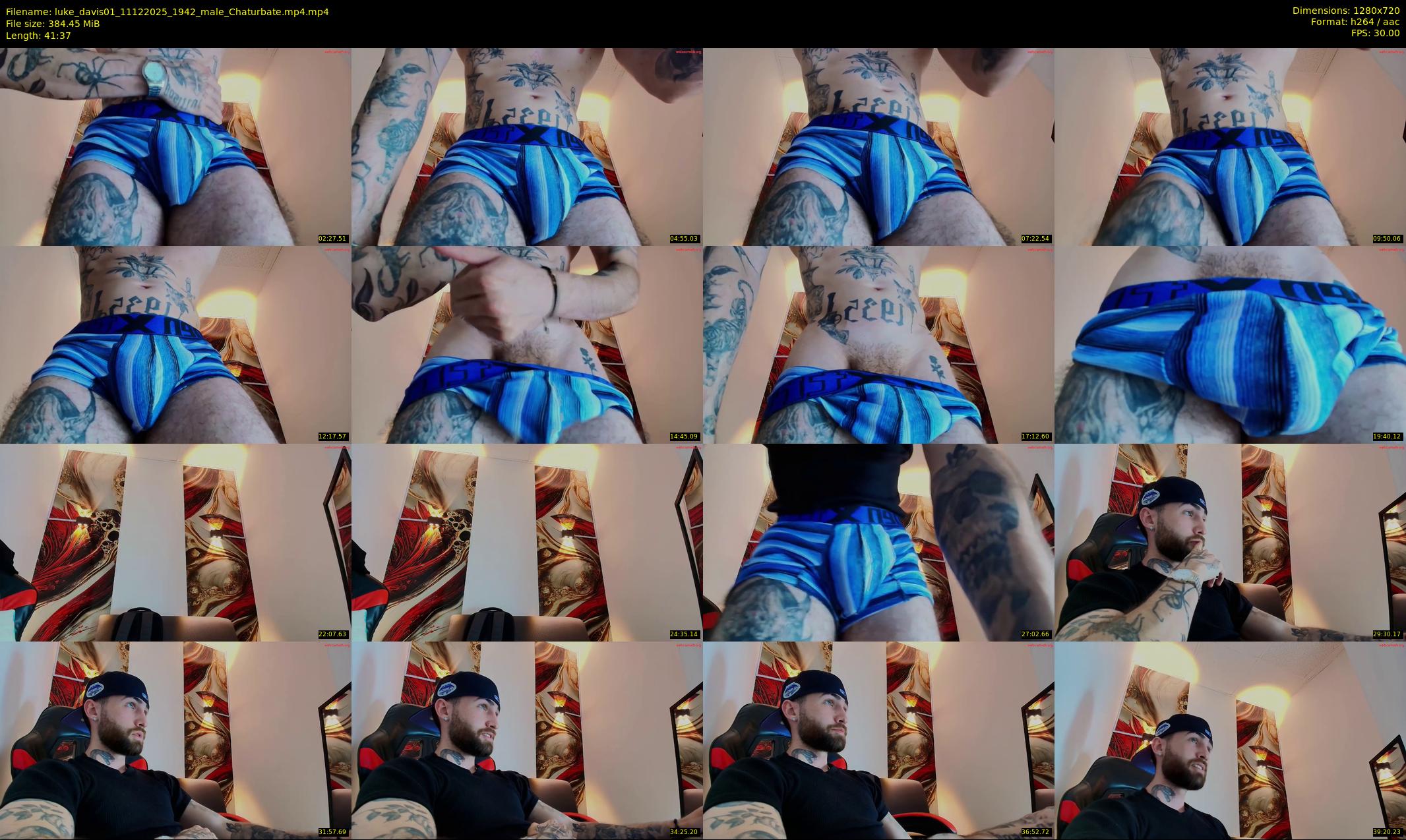 luke_davis01 — 42 minute Chaturbate male cam show recording, 720p, Dec 11, 2025