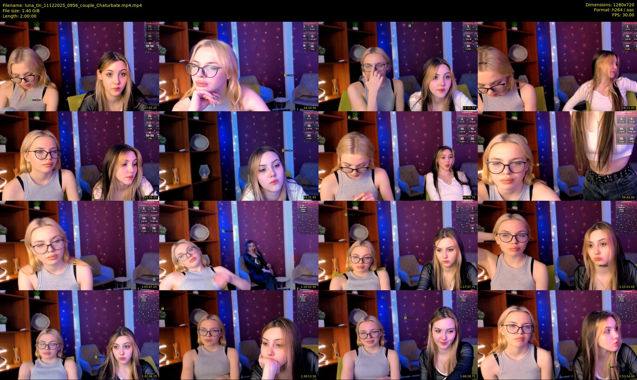 luna_tin — 120 minute Chaturbate couple cam show recording, 720p, Dec 11, 2025