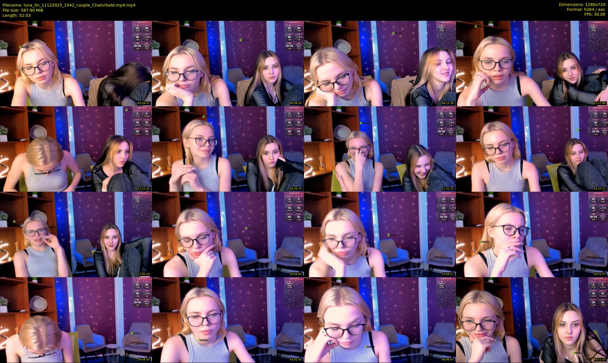 luna_tin — 53 minute Chaturbate couple cam show recording, 720p, Dec 11, 2025