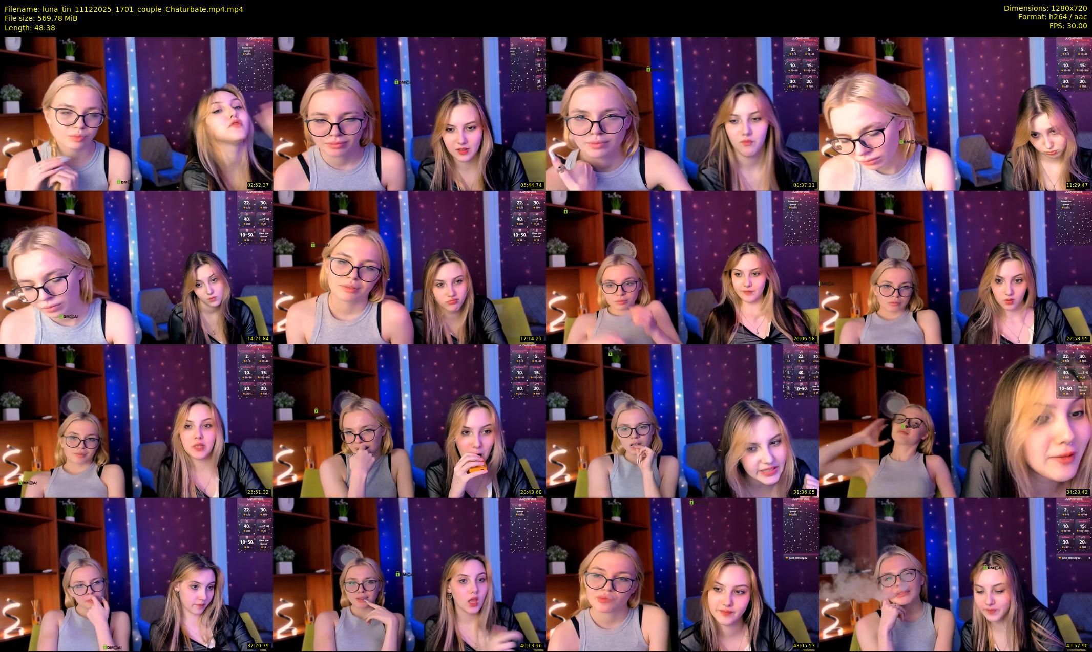 luna_tin — 49 minute Chaturbate couple cam show recording, 720p, Dec 11, 2025