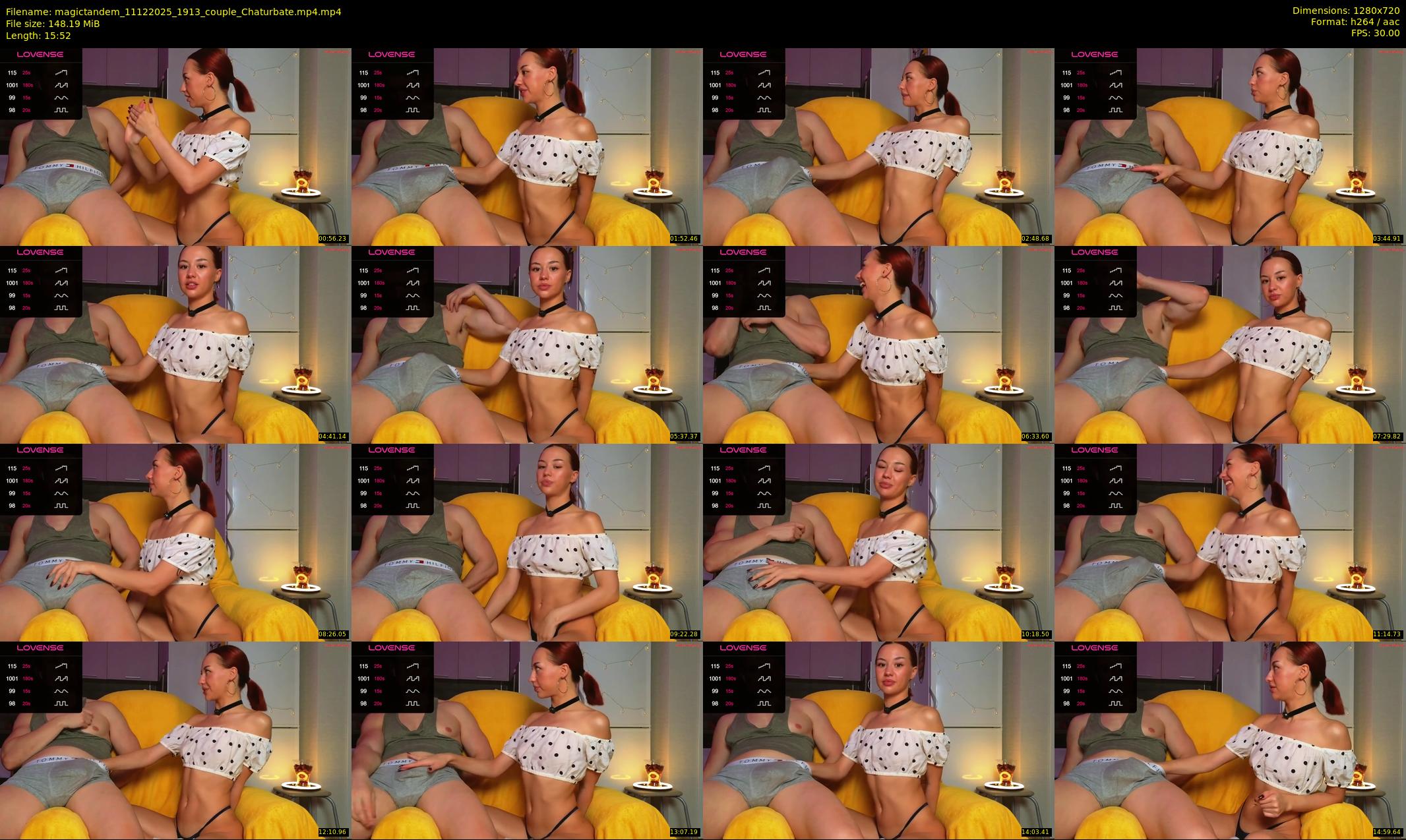 magictandem — 16 minute Chaturbate couple cam show recording, 720p, Dec 11, 2025