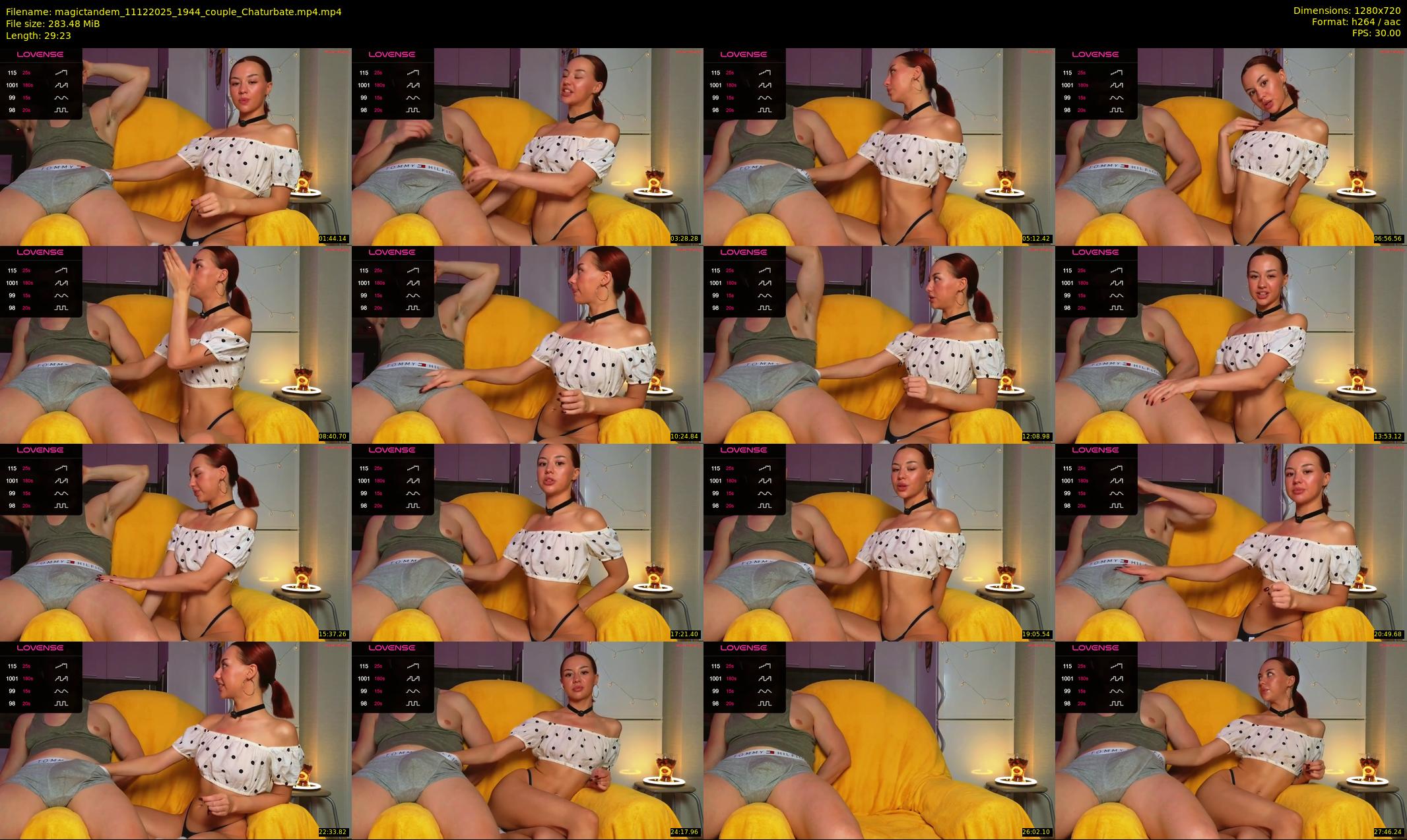 magictandem — 30 minute Chaturbate couple cam show recording, 720p, Dec 11, 2025