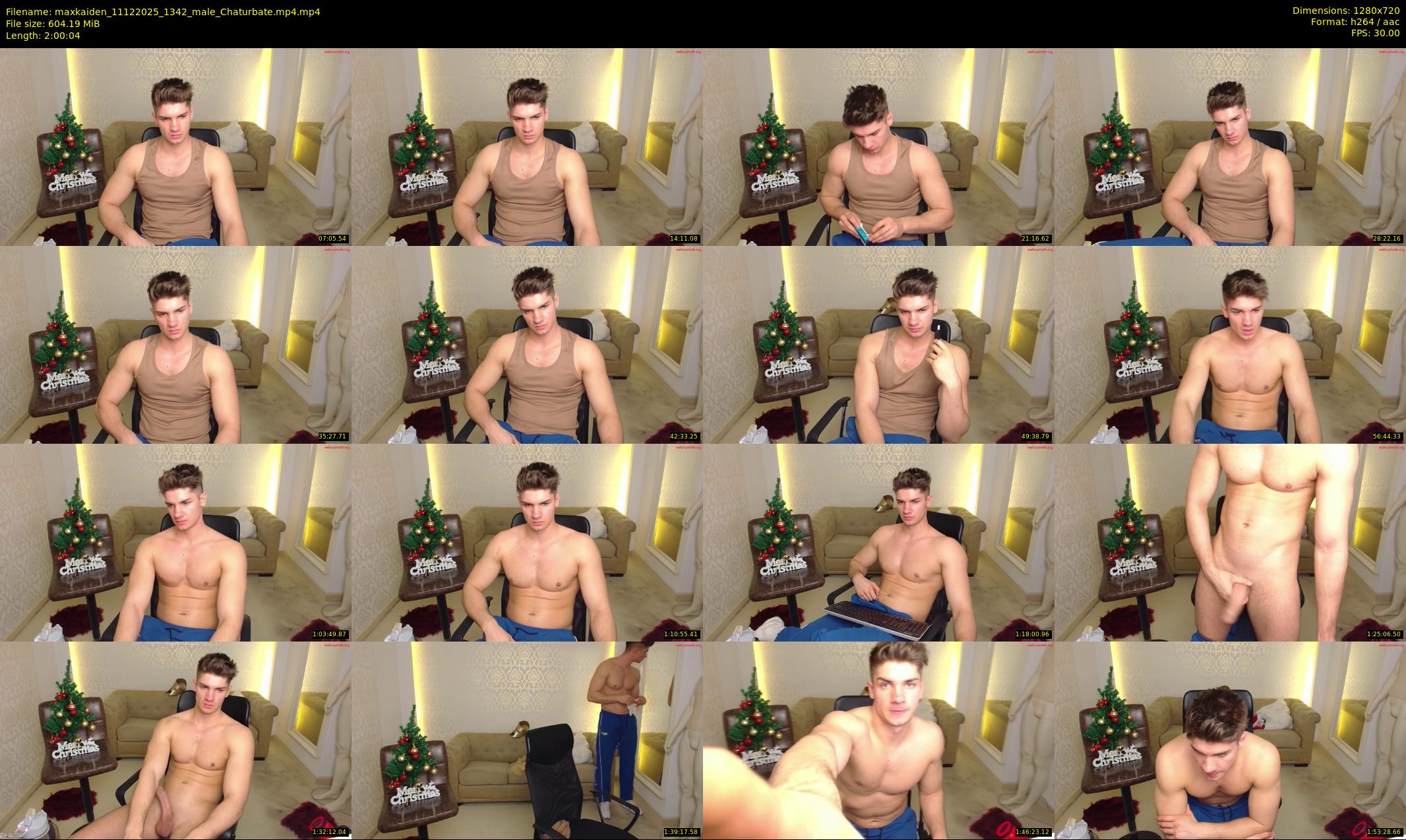 maxkaiden — 121 minute Chaturbate male cam show recording, 720p, Dec 11, 2025