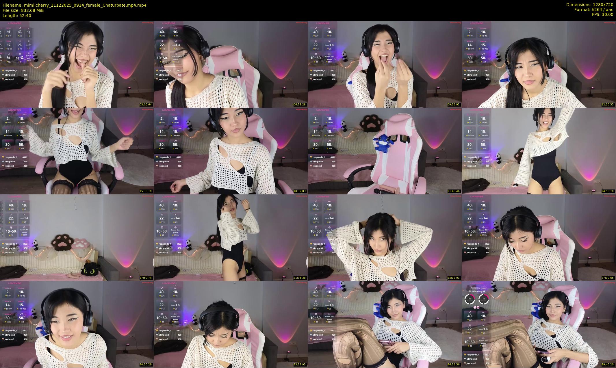 mimiicherry — 53 minute Chaturbate female cam show recording, 720p, Dec 11, 2025