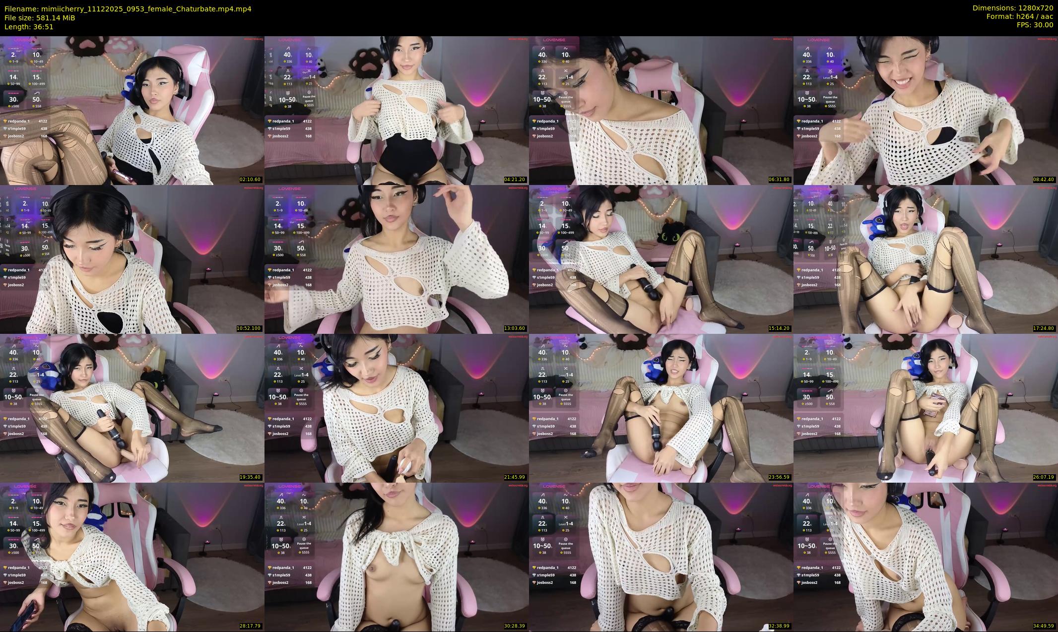 mimiicherry — 37 minute Chaturbate female cam show recording, 720p, Dec 11, 2025