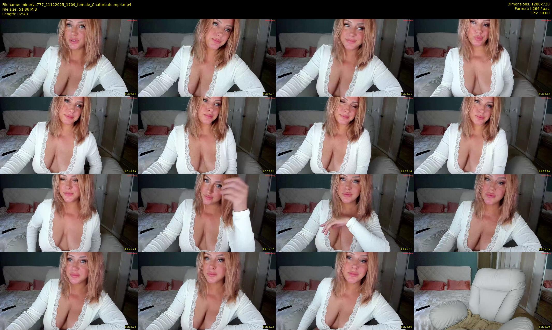 minerva777 — 3 minute Chaturbate female cam show recording, 720p, Dec 11, 2025