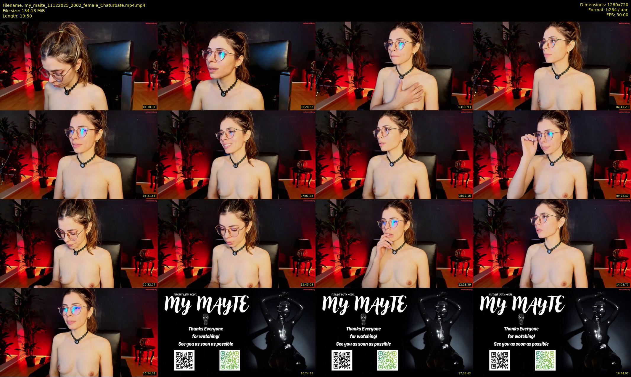 my_maite — 20 minute Chaturbate female cam show recording, 720p, Dec 11, 2025