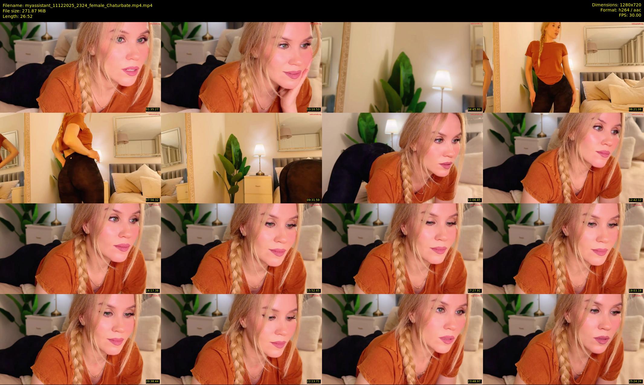 myassistant — 27 minute Chaturbate female cam show recording, 720p, Dec 11, 2025