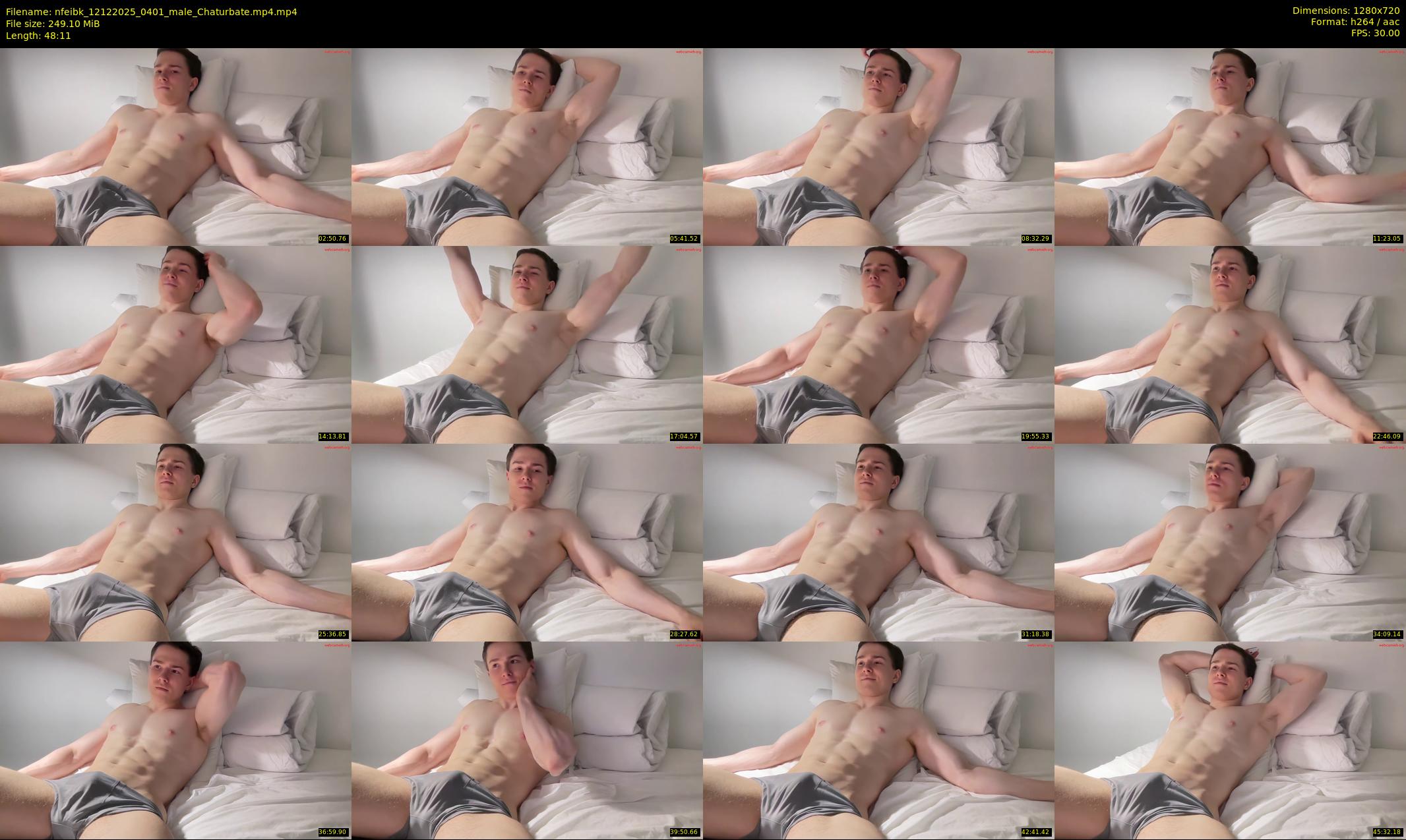 nfeibk — 49 minute Chaturbate male cam show recording, 720p, Dec 12, 2025
