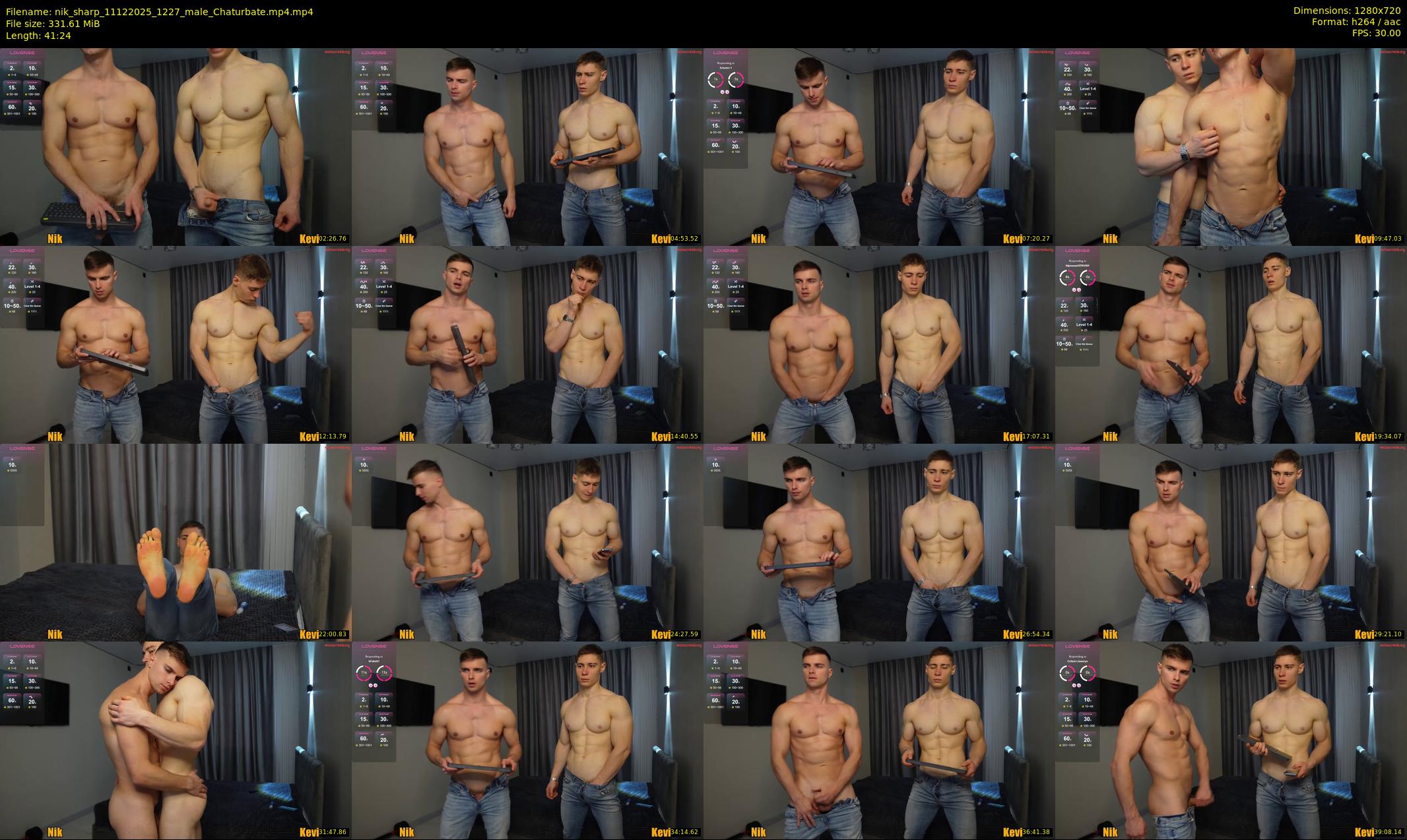 nik_sharp — 42 minute Chaturbate male cam show recording, 720p, Dec 11, 2025