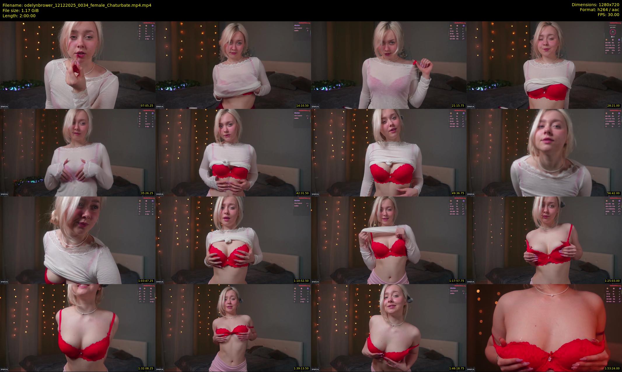 odelynbrower — 120 minute Chaturbate female cam show recording, 720p, Dec 12, 2025
