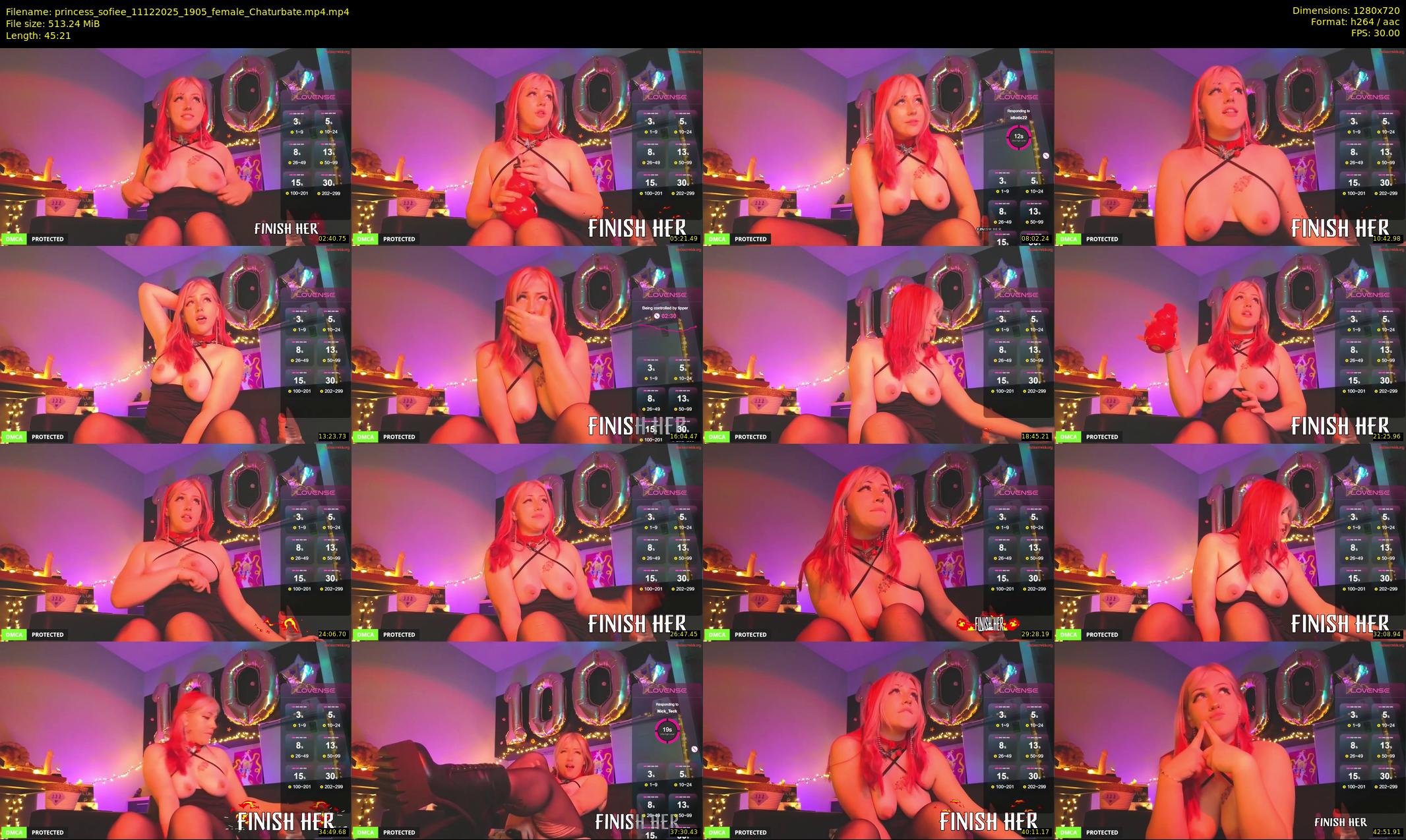 princess_sofiee — 46 minute Chaturbate female cam show recording, 720p, Dec 11, 2025