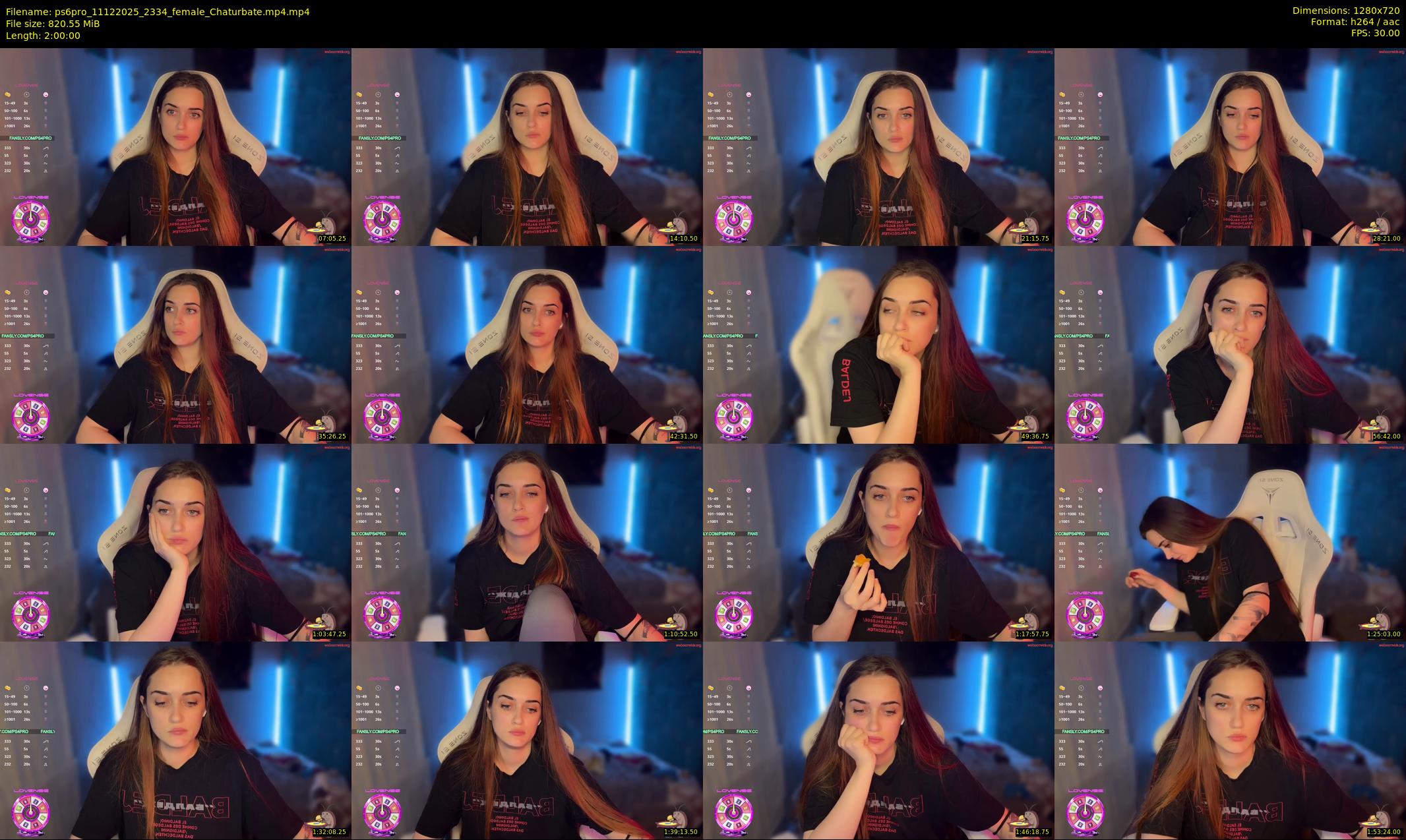 ps6pro — 120 minute Chaturbate female cam show recording, 720p, Dec 11, 2025