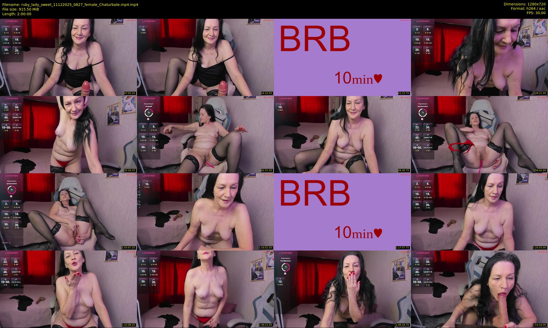 ruby_lady_sweet — 120 minute Chaturbate female cam show recording, 720p, Dec 11, 2025