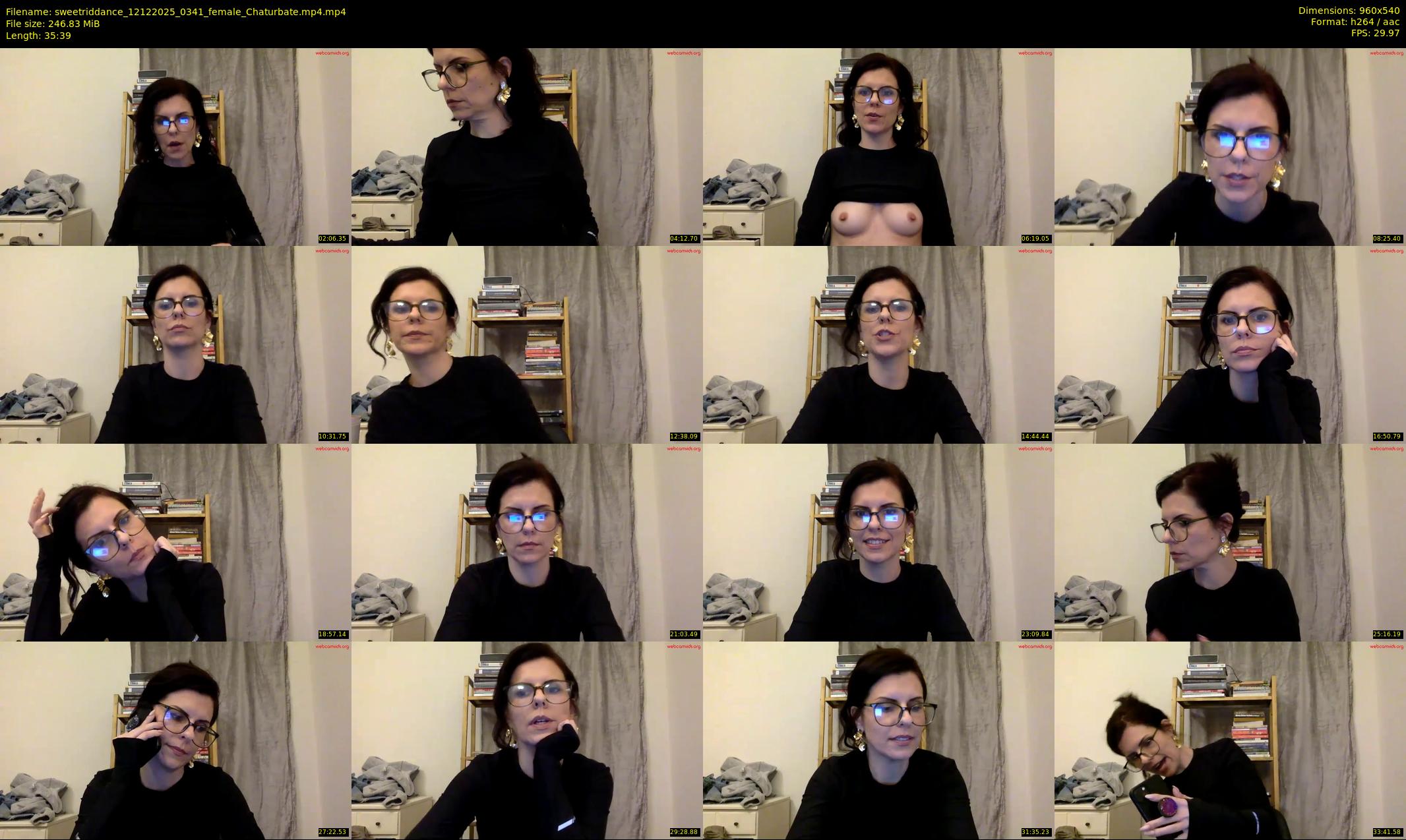 sweetriddance — 36 minute Chaturbate female cam show recording, 480p, Dec 12, 2025