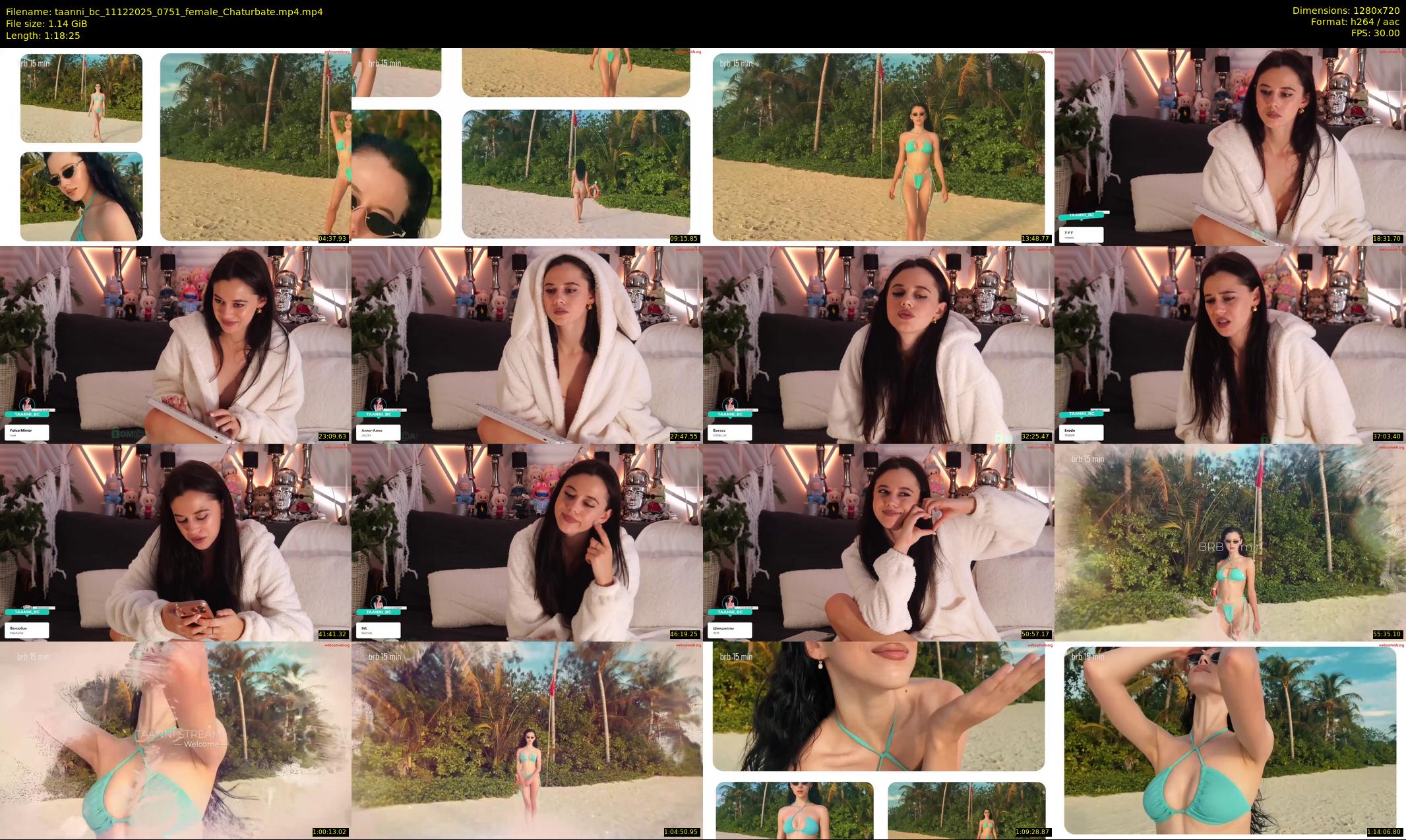 taanni_bc — 79 minute Chaturbate female cam show recording, 720p, Dec 11, 2025
