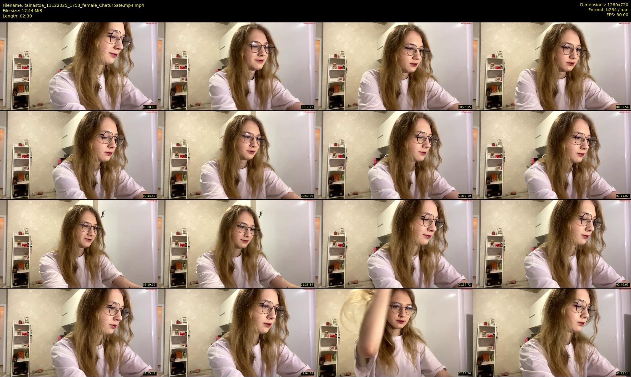 tainastoa — 3 minute Chaturbate female cam show recording, 720p, Dec 11, 2025