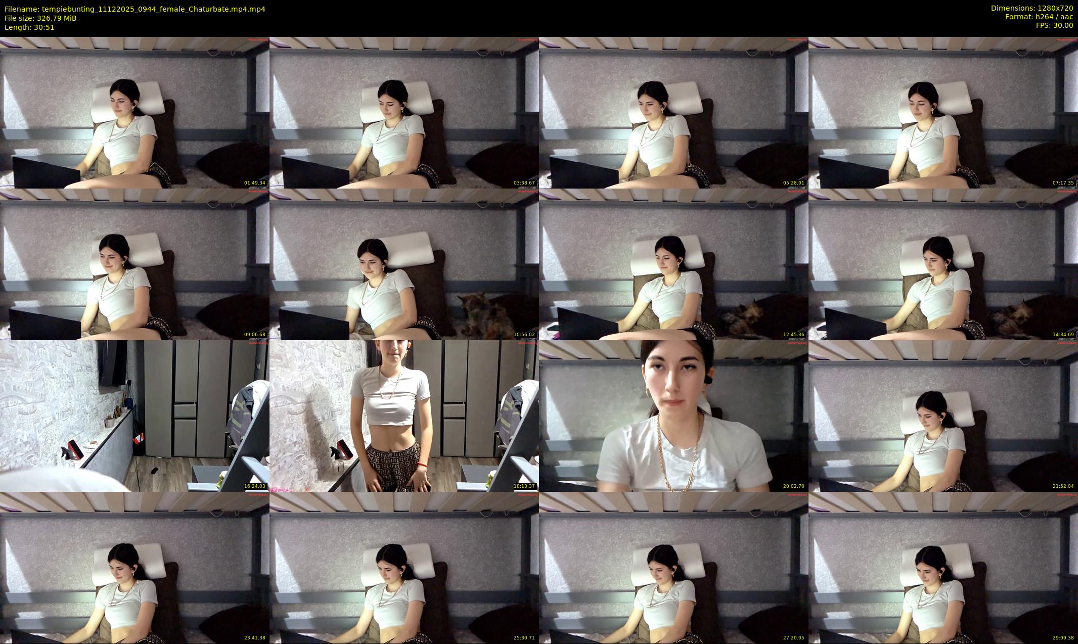 tempiebunting — 31 minute Chaturbate female cam show recording, 720p, Dec 11, 2025