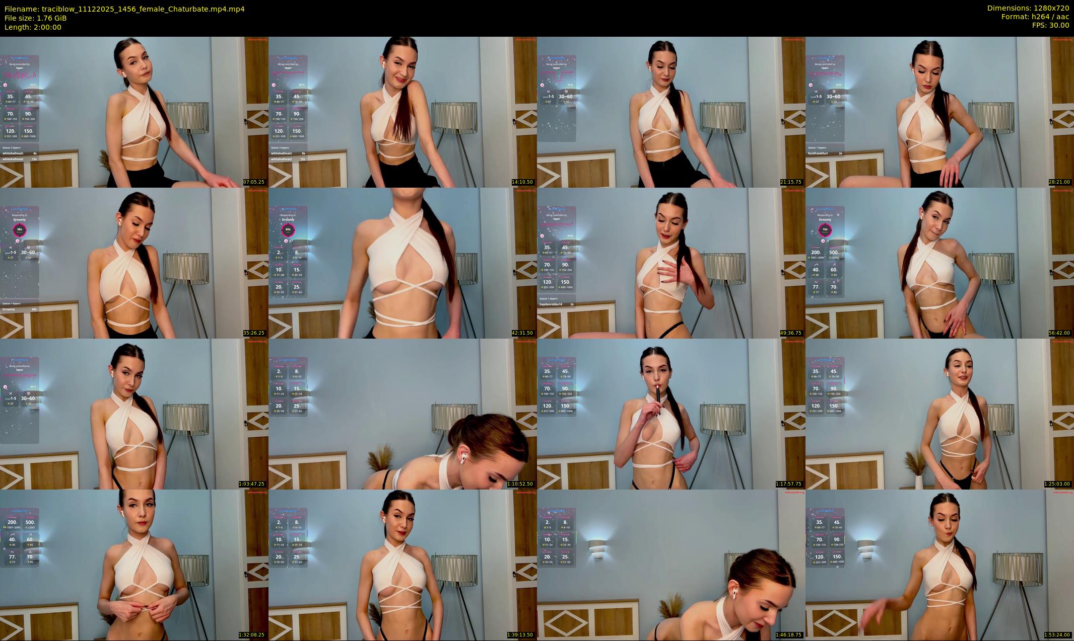 traciblow — 120 minute Chaturbate female cam show recording, 720p, Dec 11, 2025
