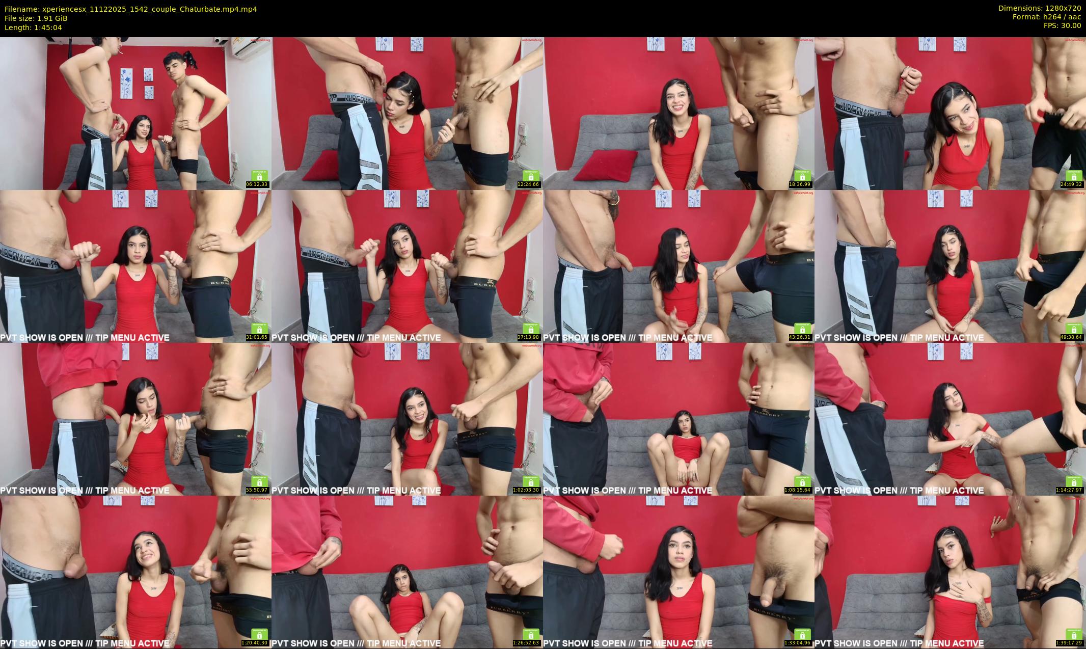 xperiencesx — 106 minute Chaturbate couple cam show recording, 720p, Dec 11, 2025