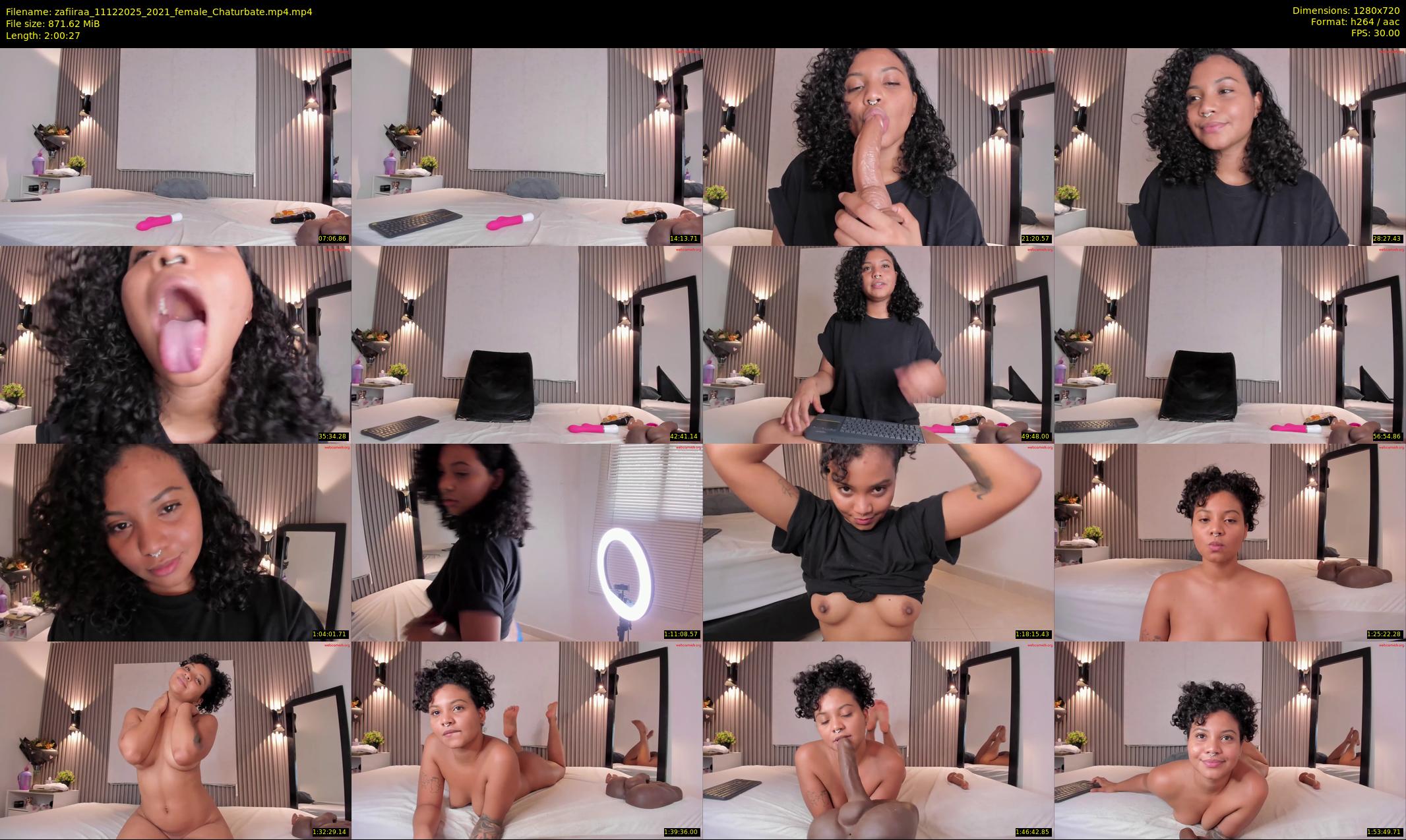 zafiiraa — 121 minute Chaturbate female cam show recording, 720p, Dec 11, 2025