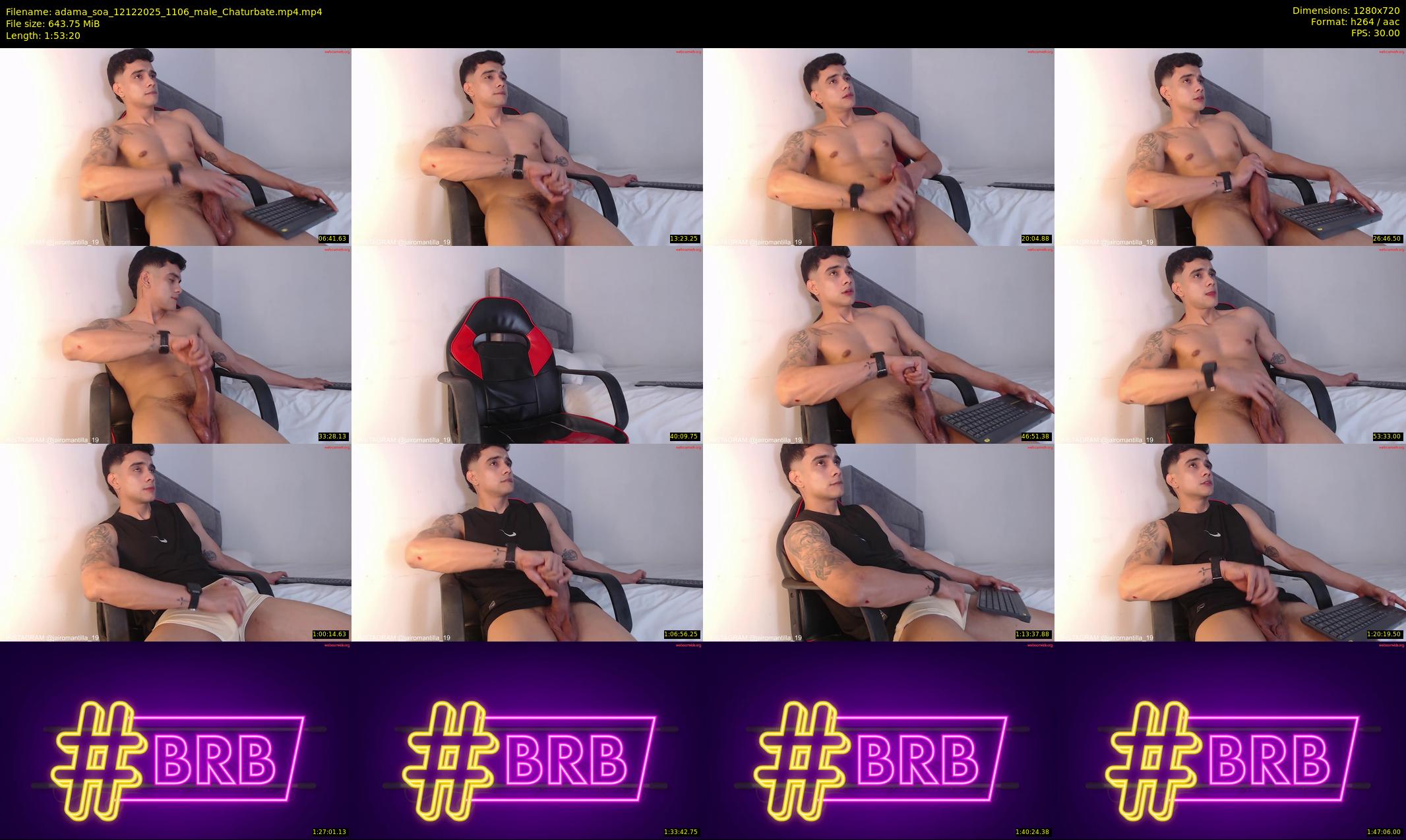 adama_soa — 114 minute Chaturbate male cam show recording, 720p, Dec 12, 2025
