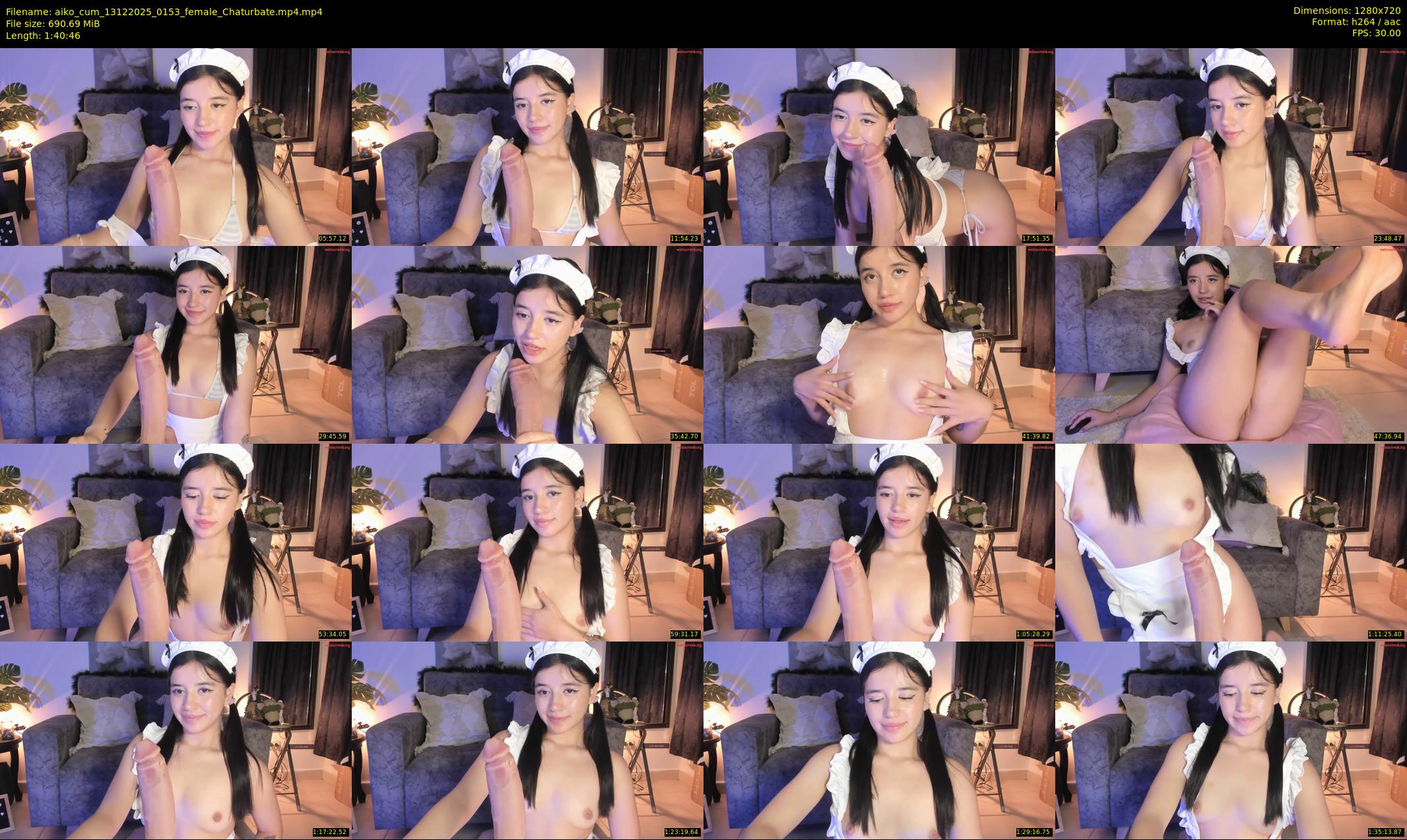 aiko_cum — 101 minute Chaturbate female cam show recording, 720p, Dec 13, 2025
