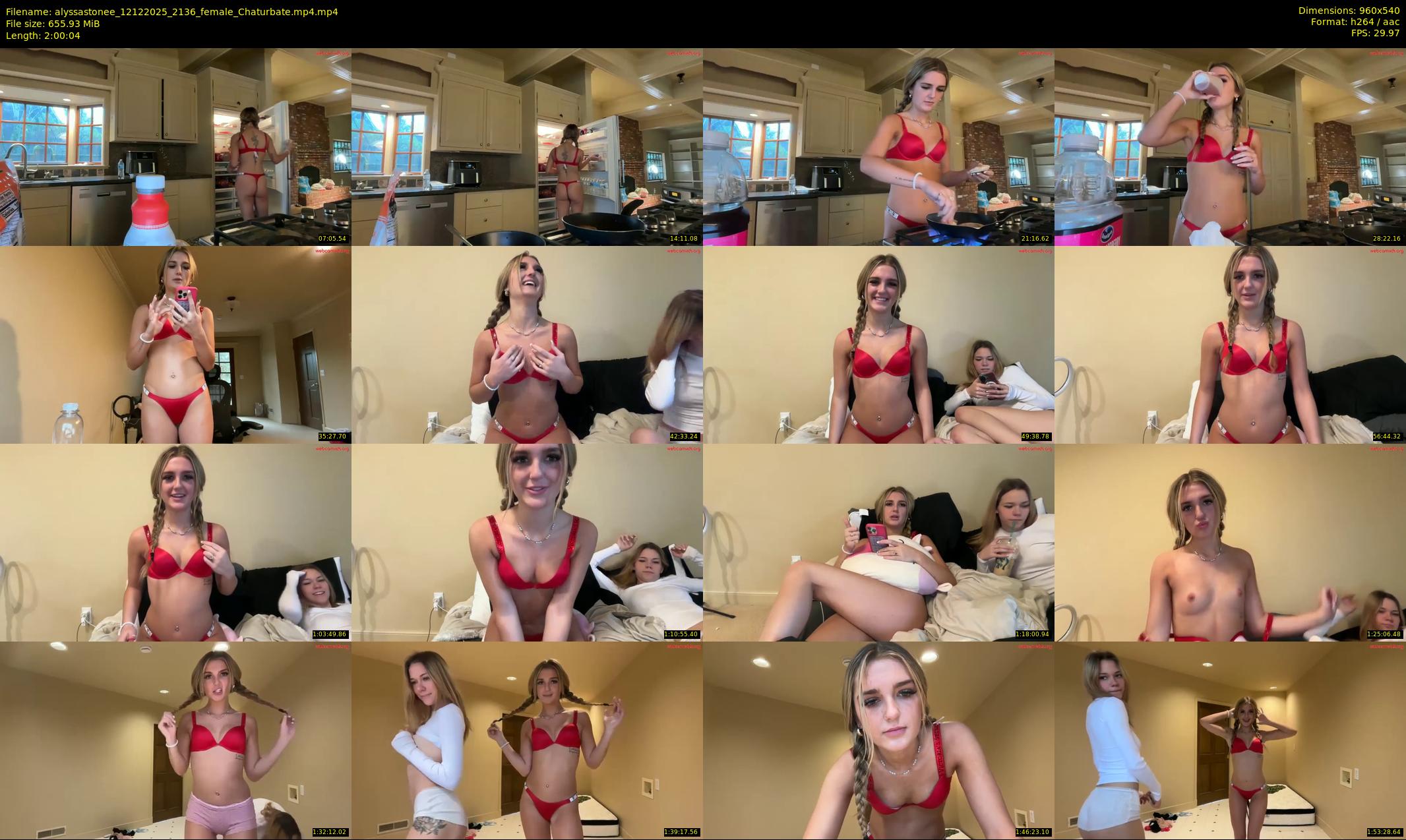 alyssastonee — 121 minute Chaturbate female cam show recording, 480p, Dec 12, 2025