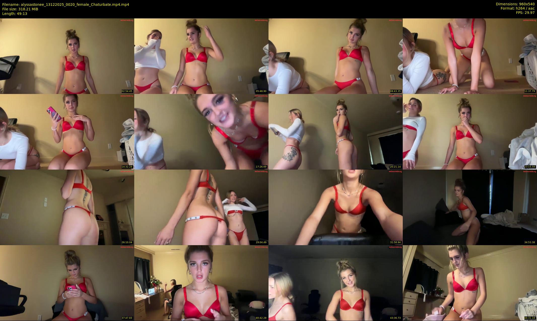 alyssastonee — 50 minute Chaturbate female cam show recording, 480p, Dec 13, 2025