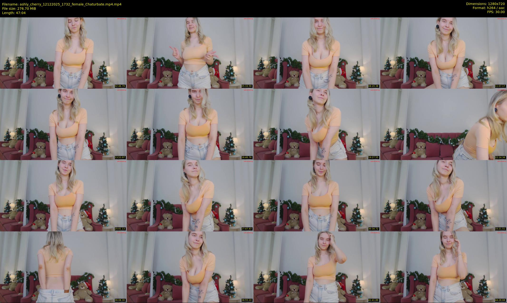 ashly_cherry — 48 minute Chaturbate female cam show recording, 720p, Dec 12, 2025