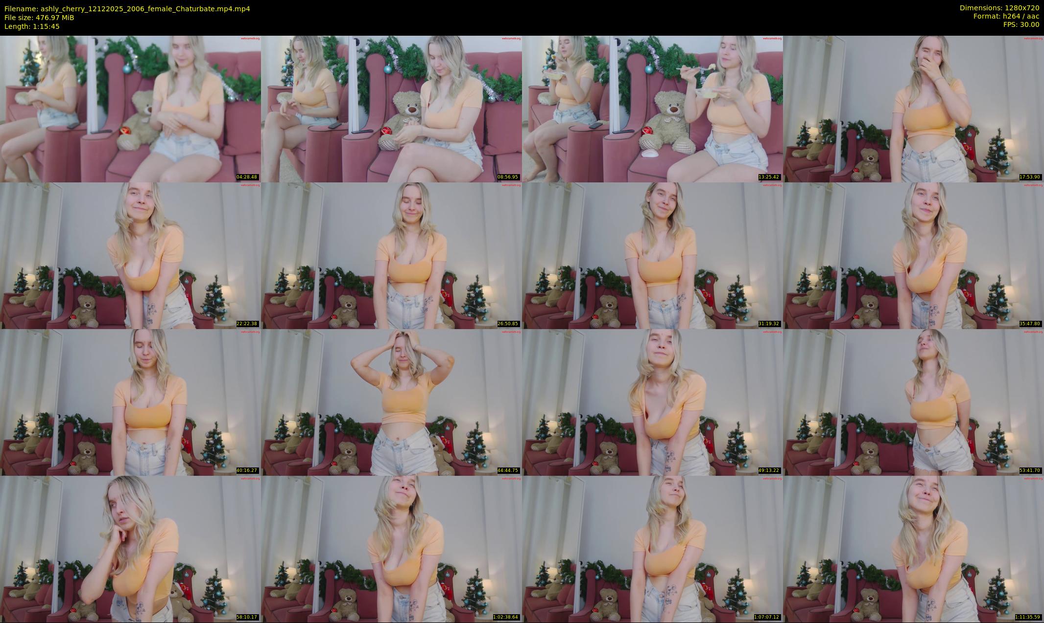 ashly_cherry — 76 minute Chaturbate female cam show recording, 720p, Dec 12, 2025