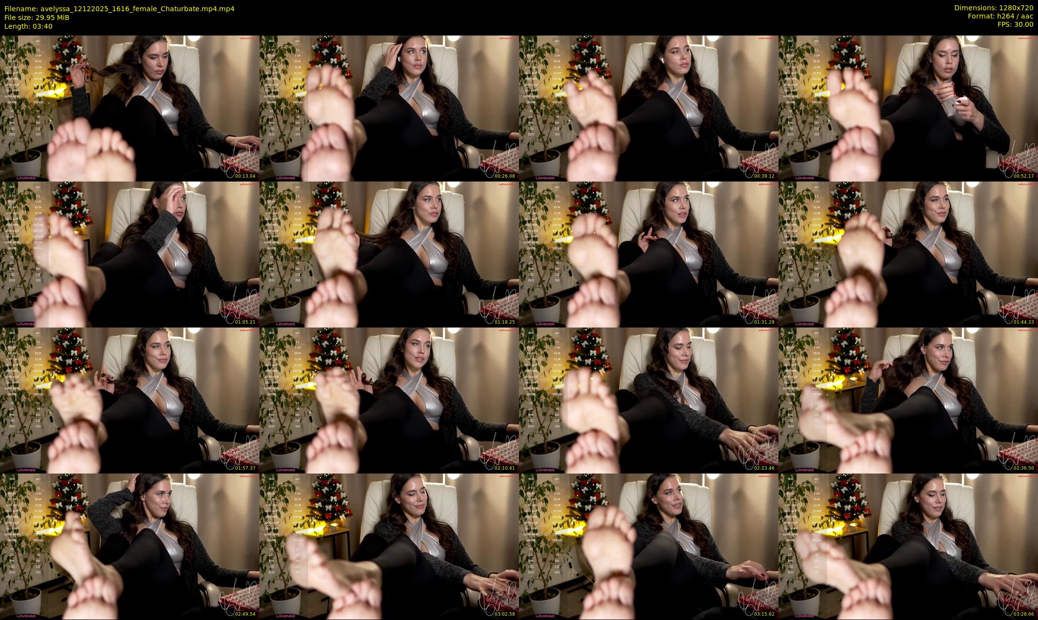 avelyssa — 4 minute Chaturbate female cam show recording, 720p, Dec 12, 2025